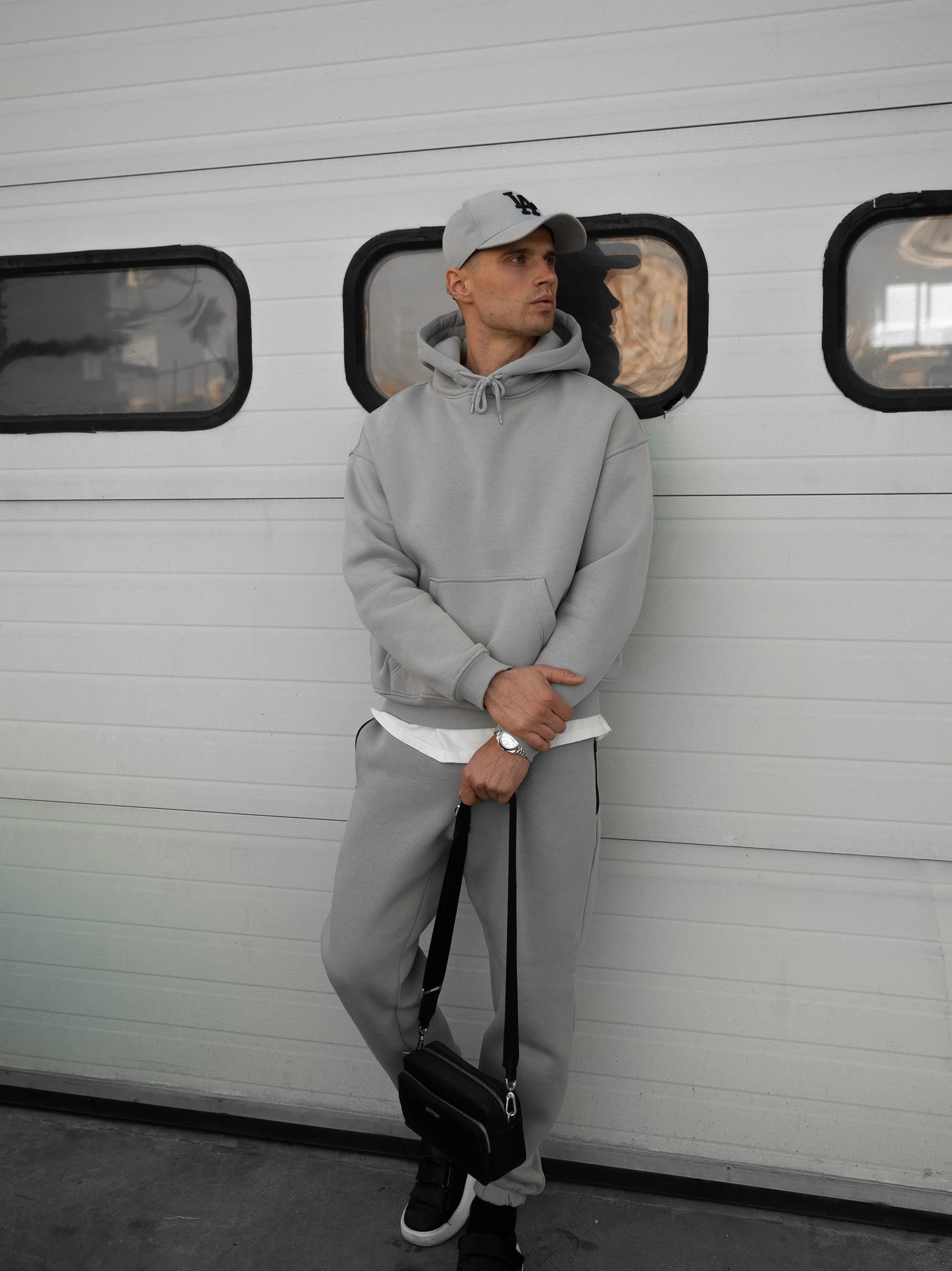 Basic fleece tracksuit - Image 8