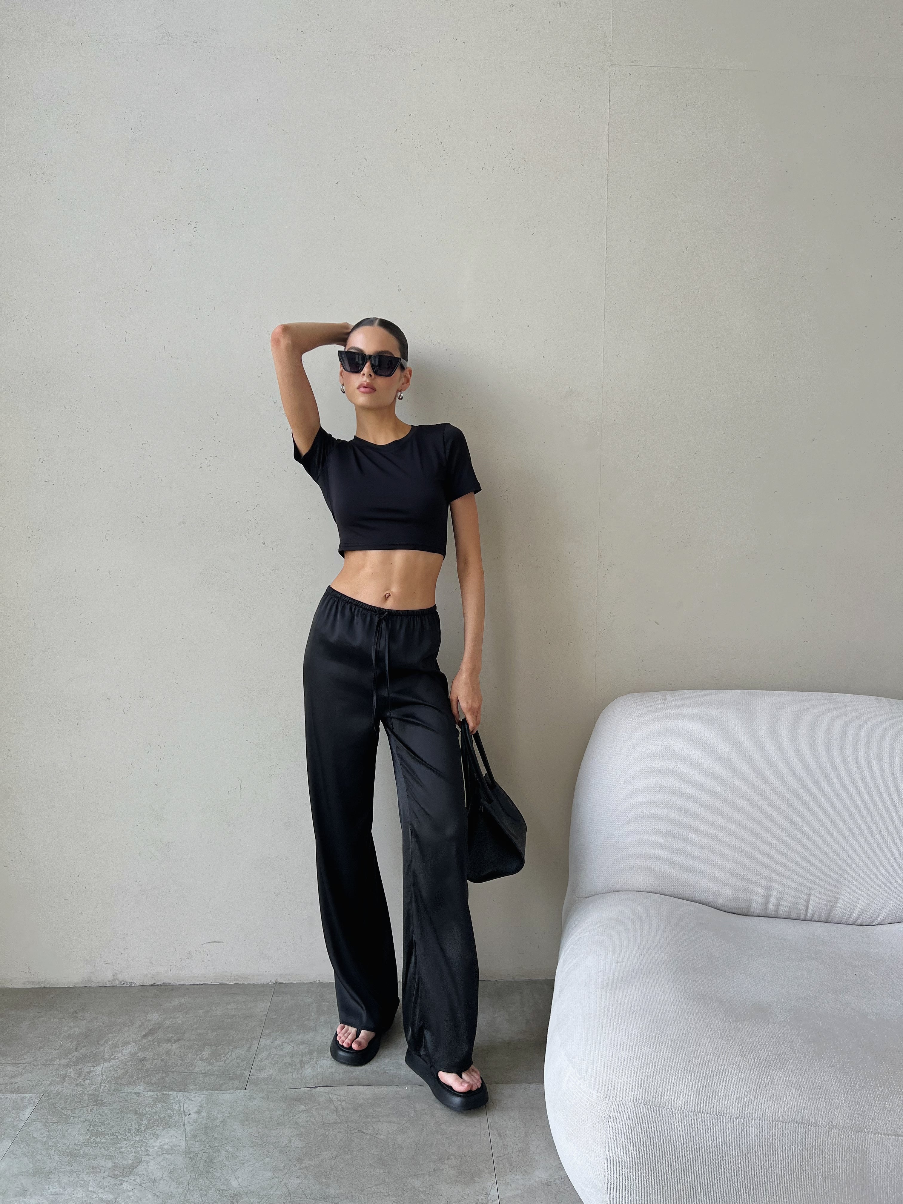 Bazhana silk trousers - Image 14
