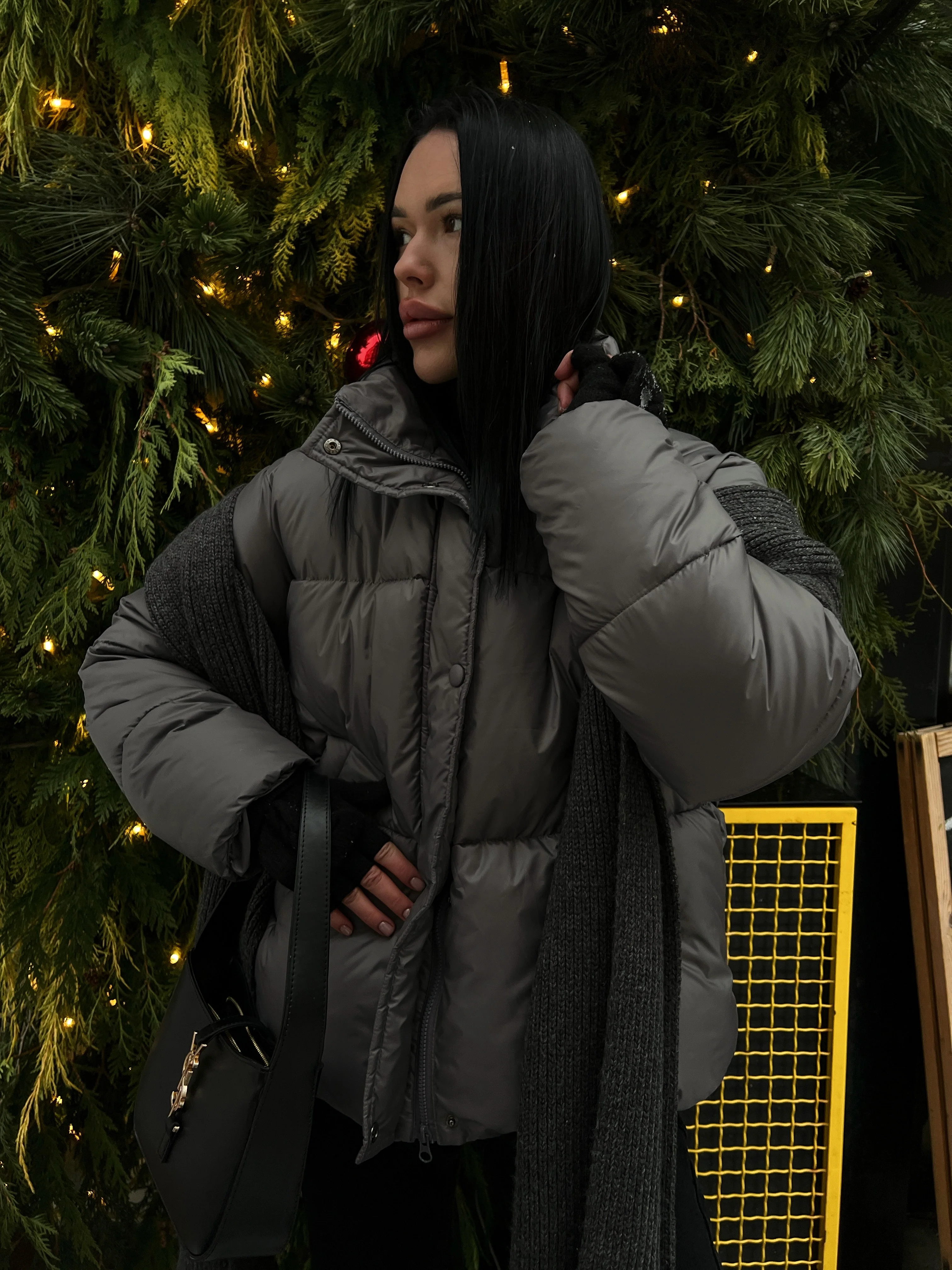Betty short puffer