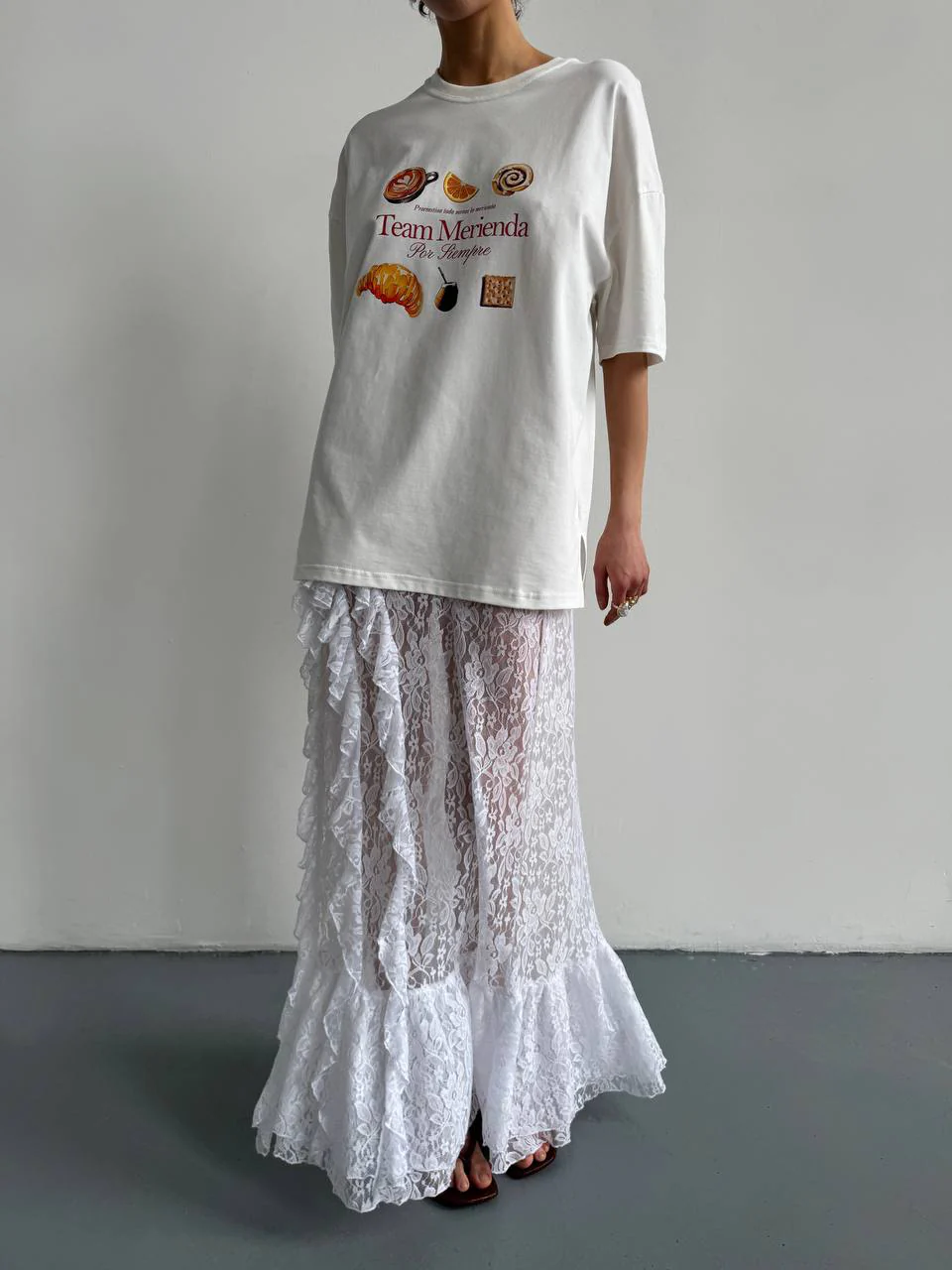 Buns Oversized Printed T-Shirt - Image 3