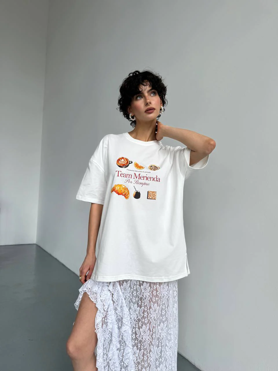 Buns Oversized Printed T-Shirt - Image 5