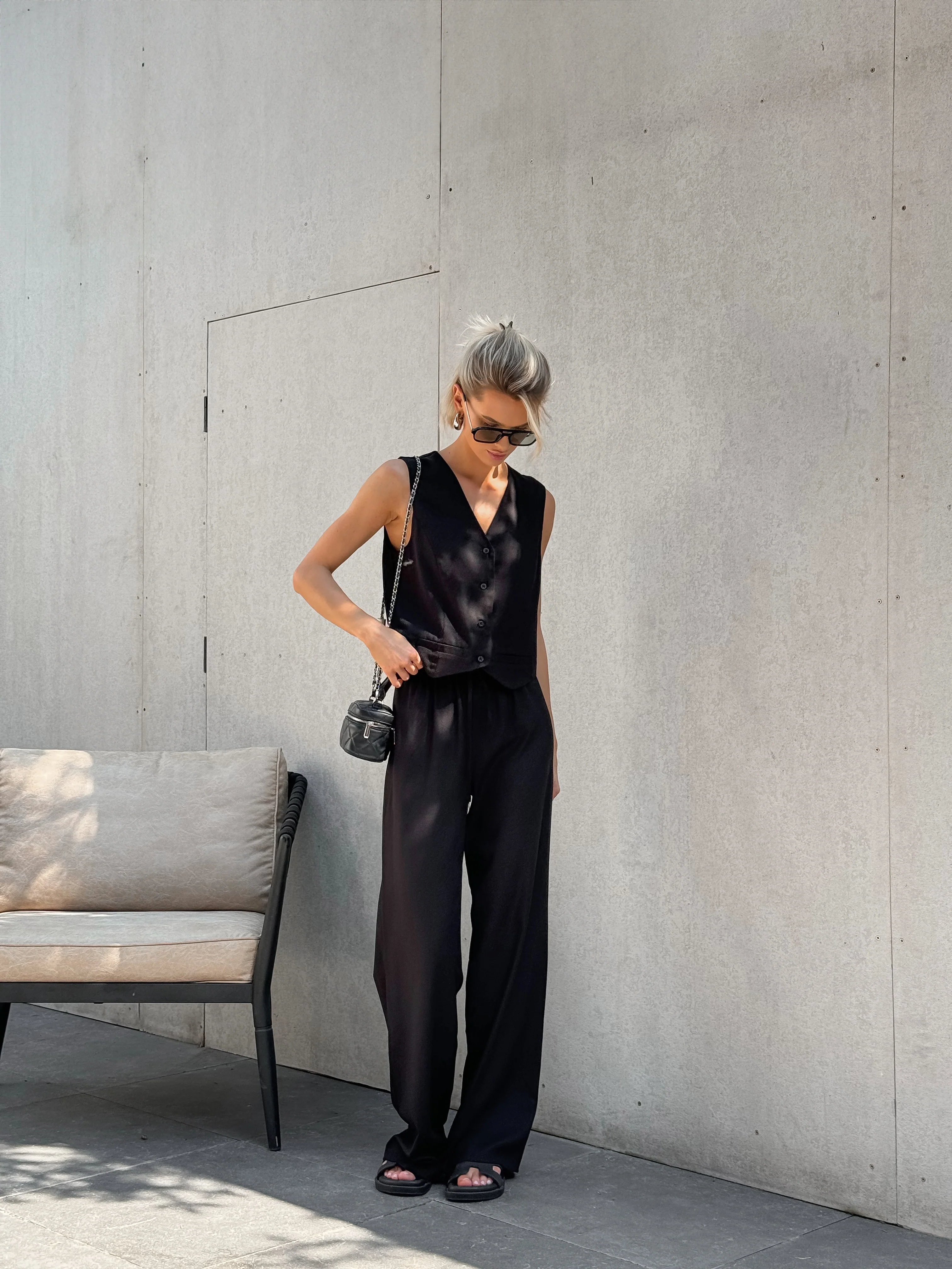 Busy Elastic-Waist Pants - Image 5