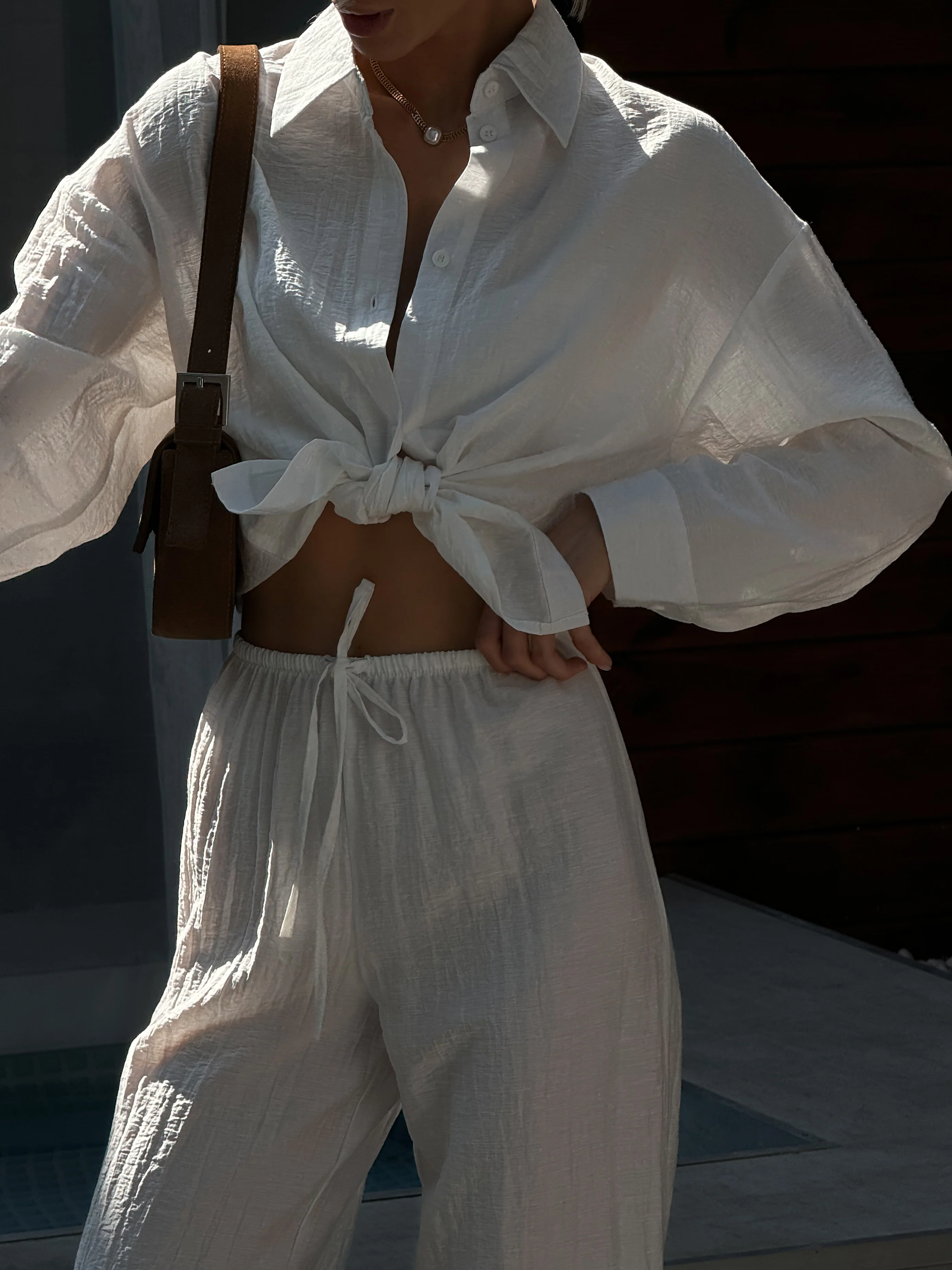 Busy Elastic-Waist Pants - Image 9