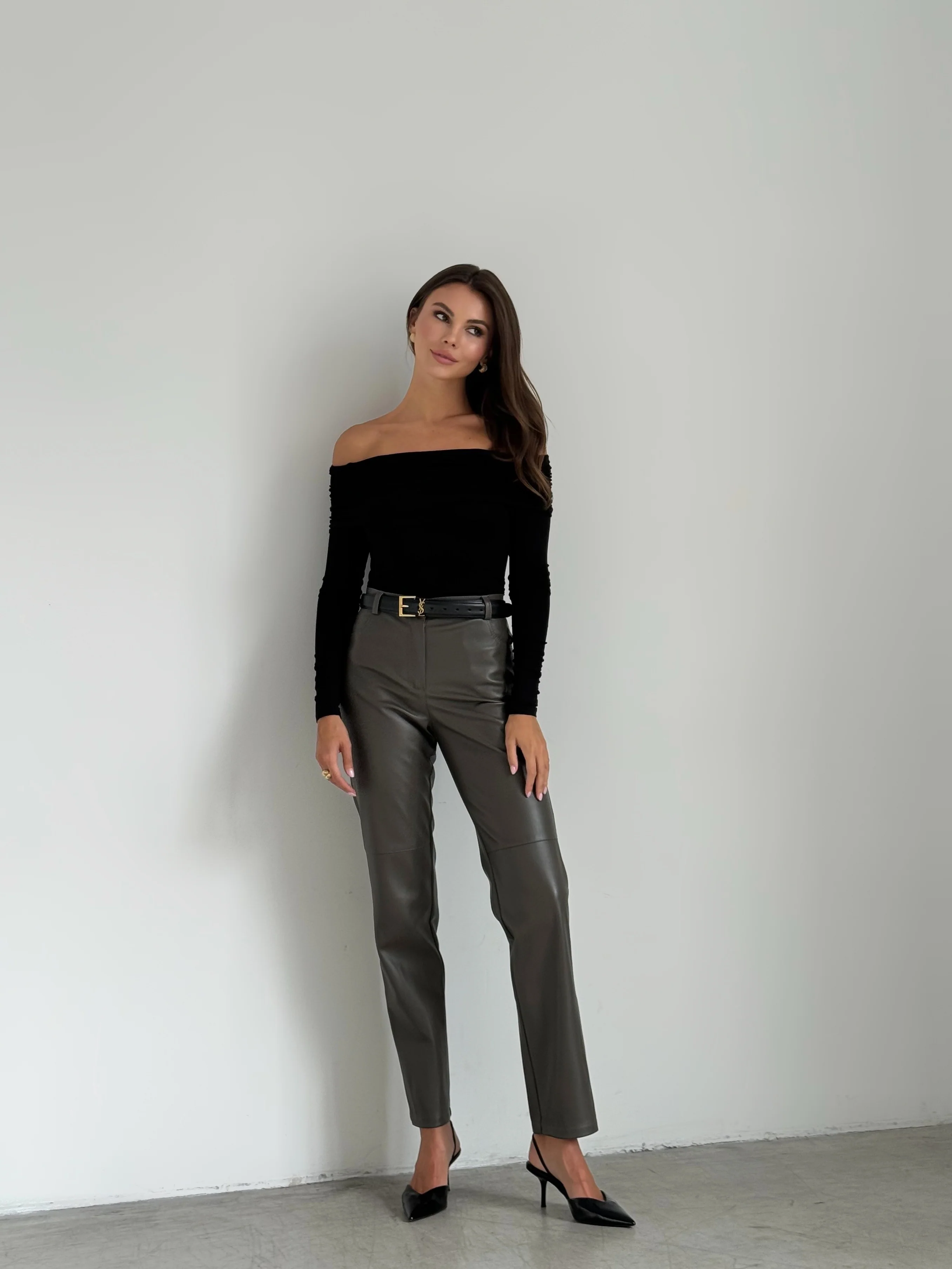 Choco leather pants - Image 10