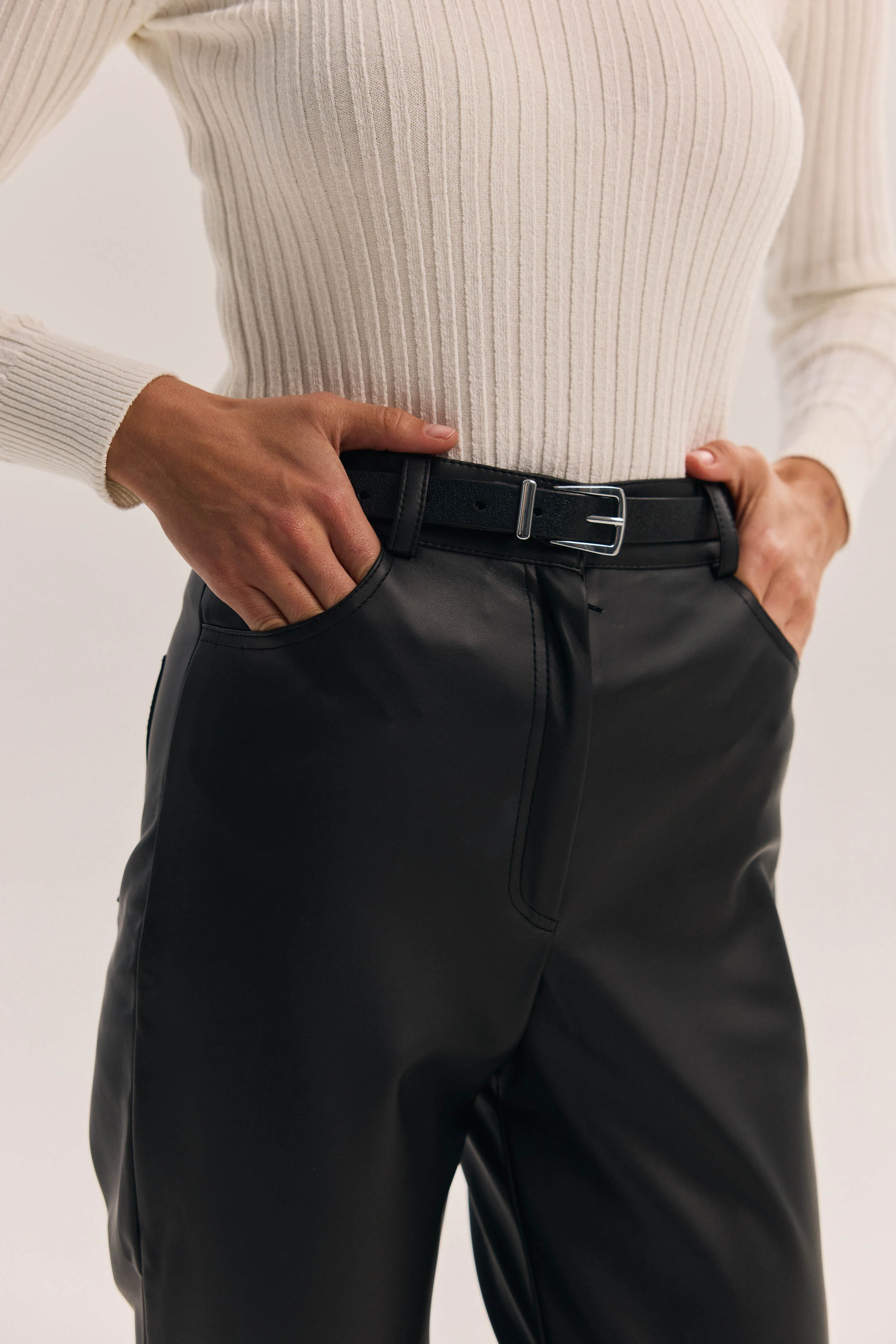 Choco leather pants - Image 3
