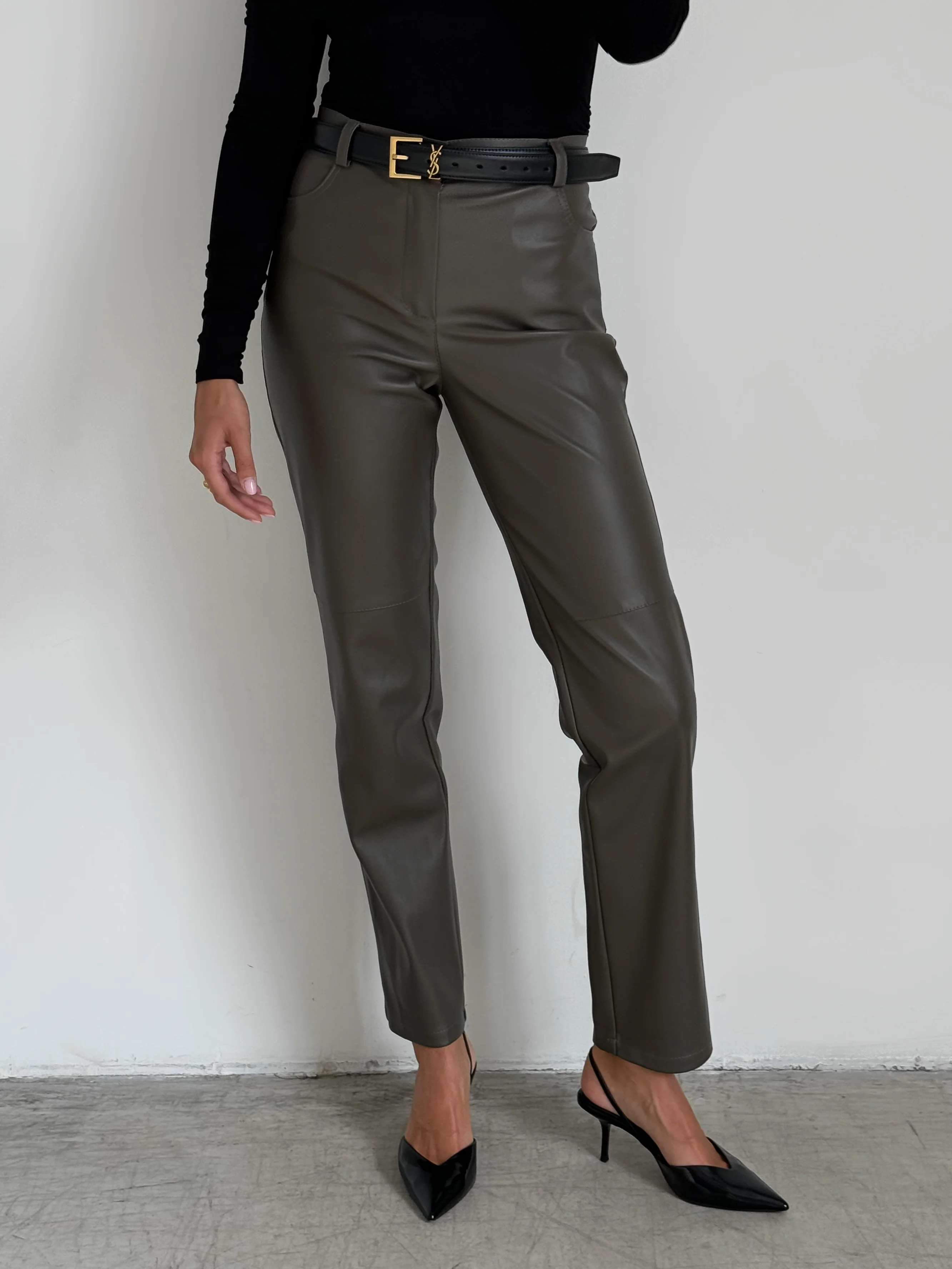 Choco leather pants - Image 8