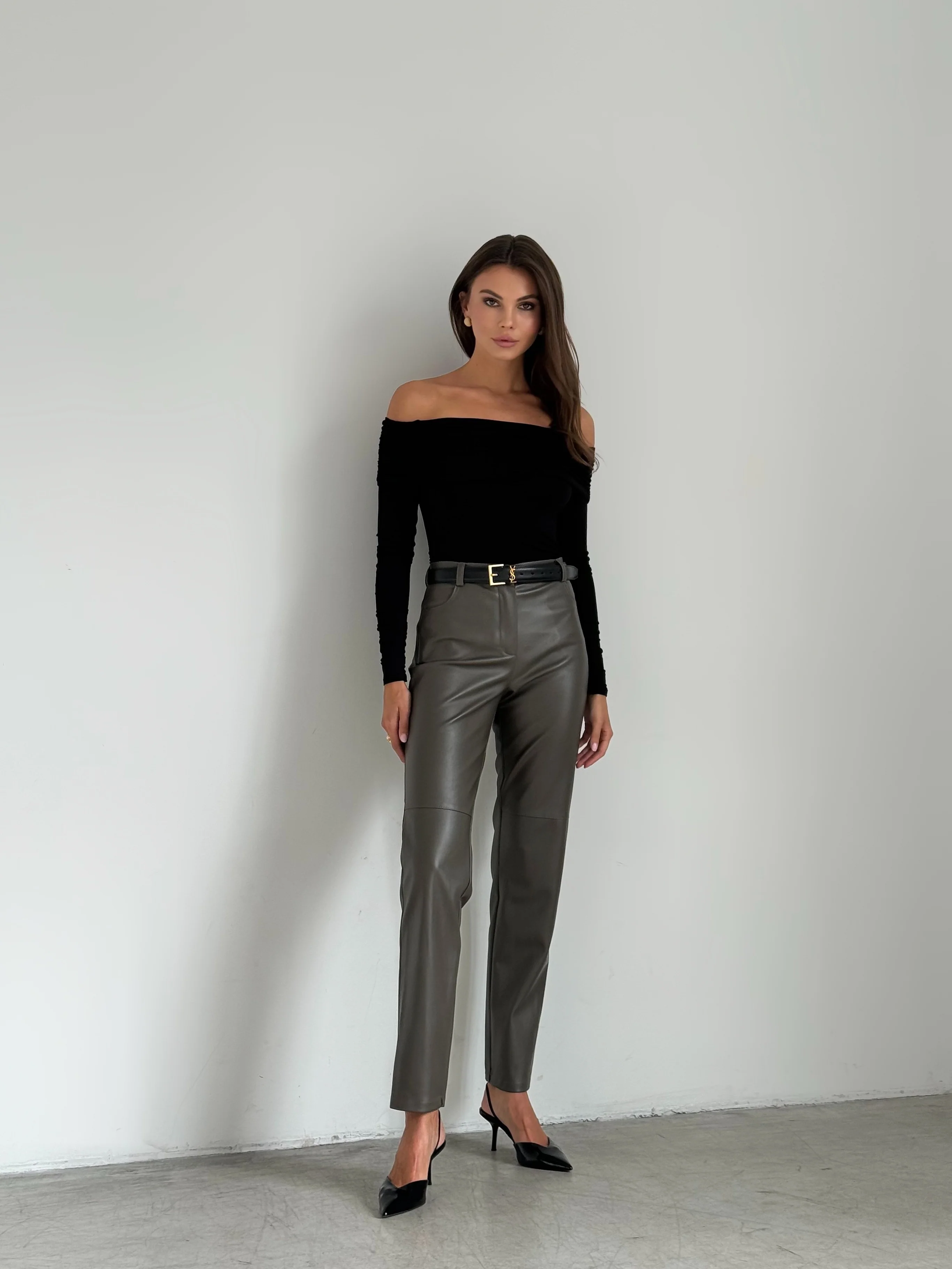 Choco leather pants - Image 9