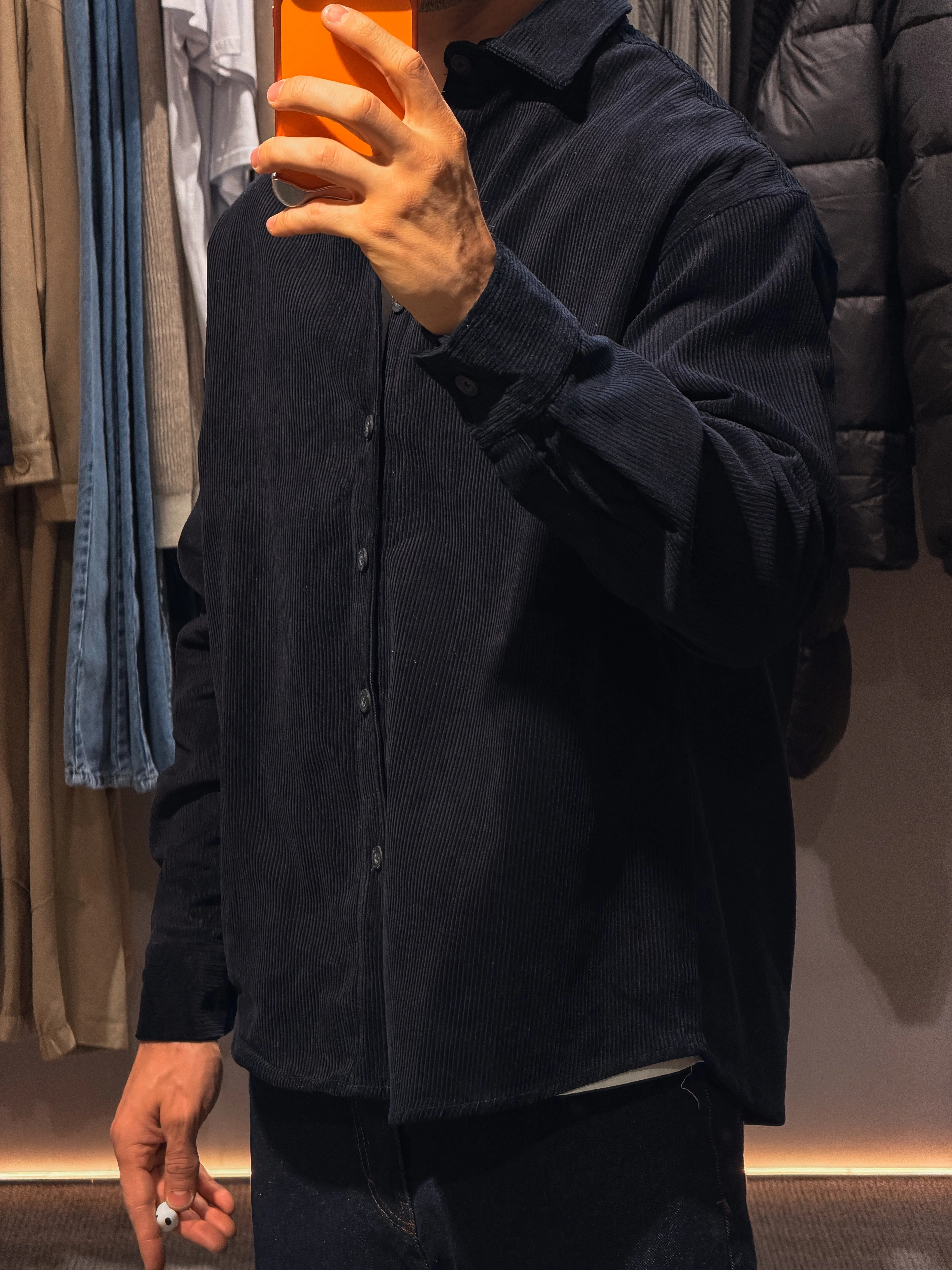 Classic Oversized Corduroy Shirt - Image 4