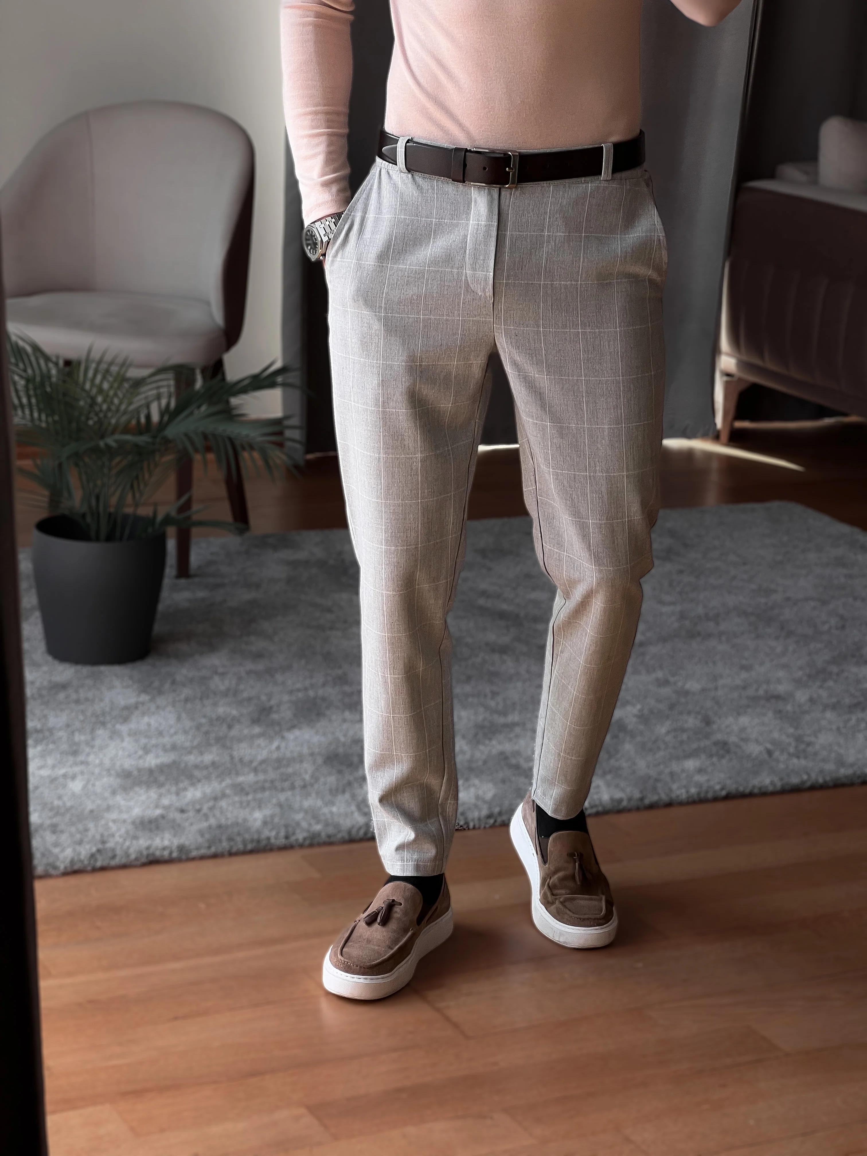 Classic plaid pants - Image 3