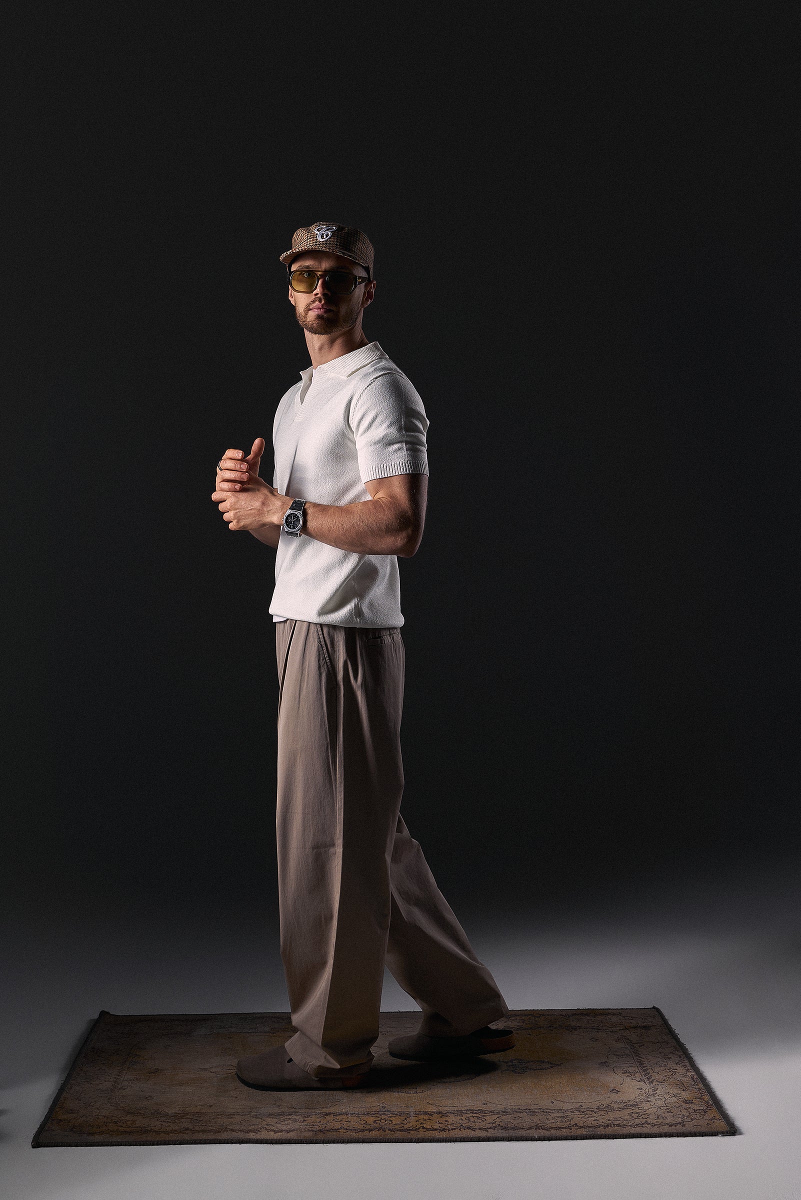 Clean Ribbed Polo T-Shirt - Image 3