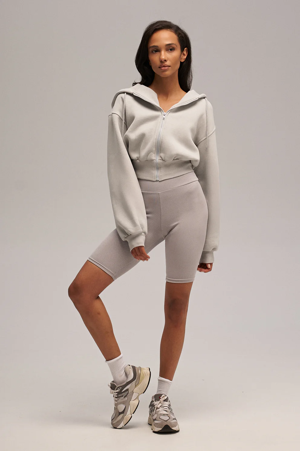 Cropped hoodie Mist - Image 10