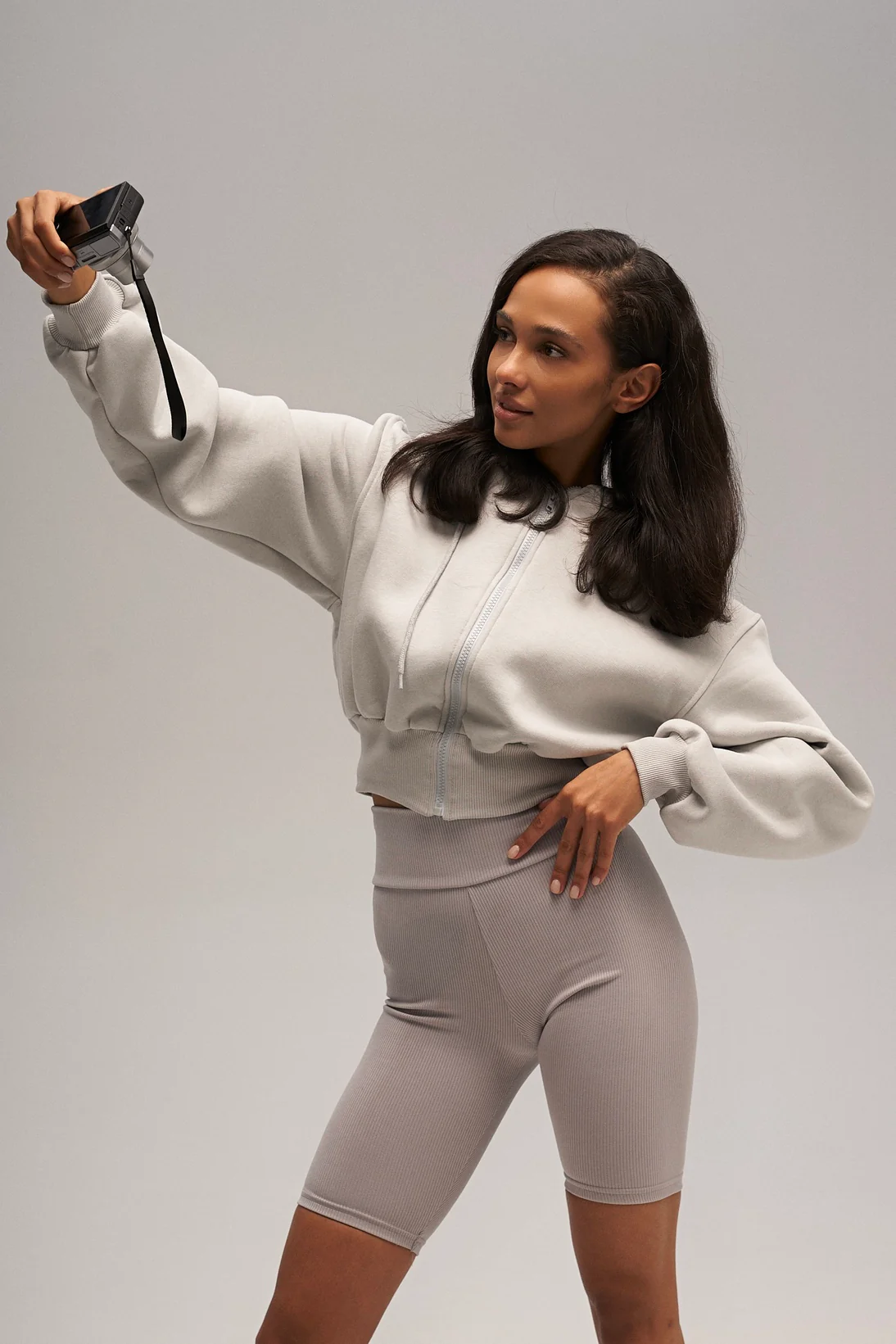 Cropped hoodie Mist - Image 7
