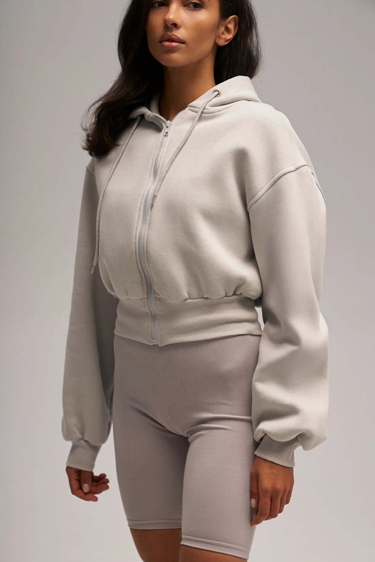 Cropped hoodie Mist - Image 8