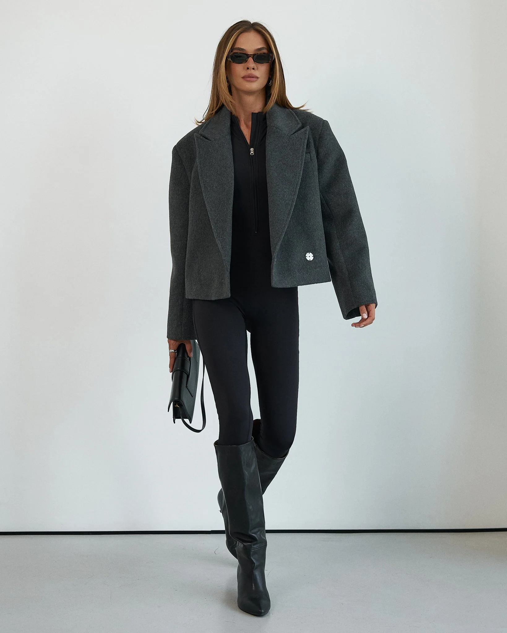 Cropped Pistachio Coat - Image 4