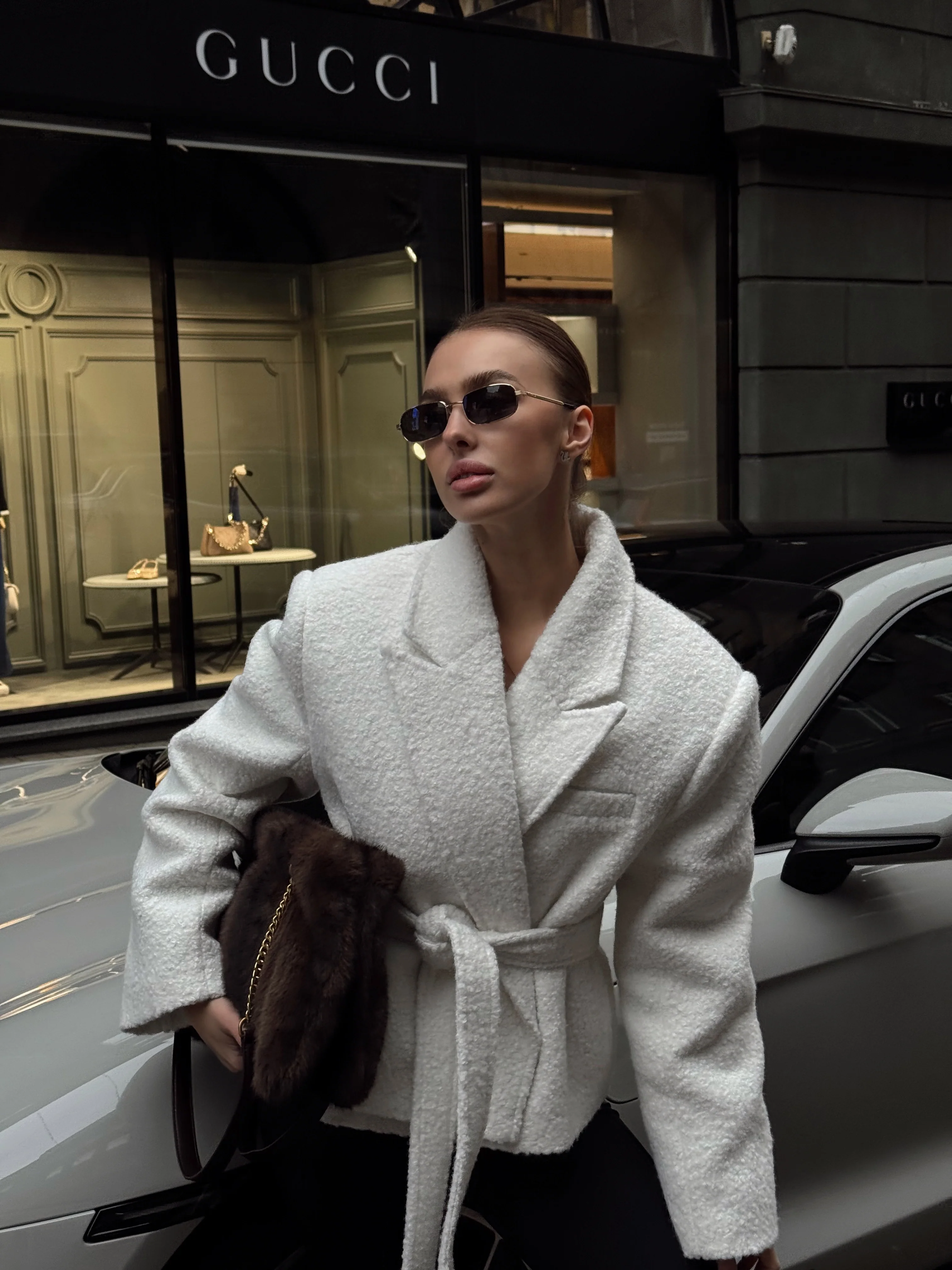 Cropped Pistachio Coat - Image 7