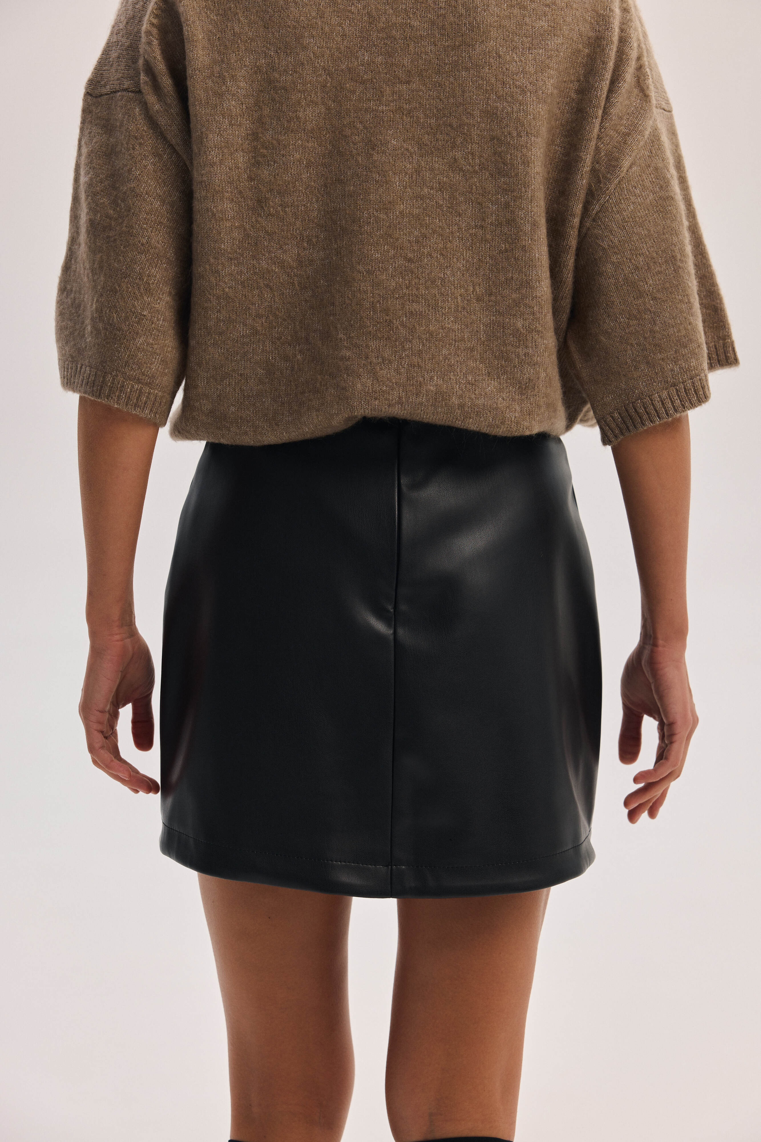 Disney Leather Mini Skirt - Image 3