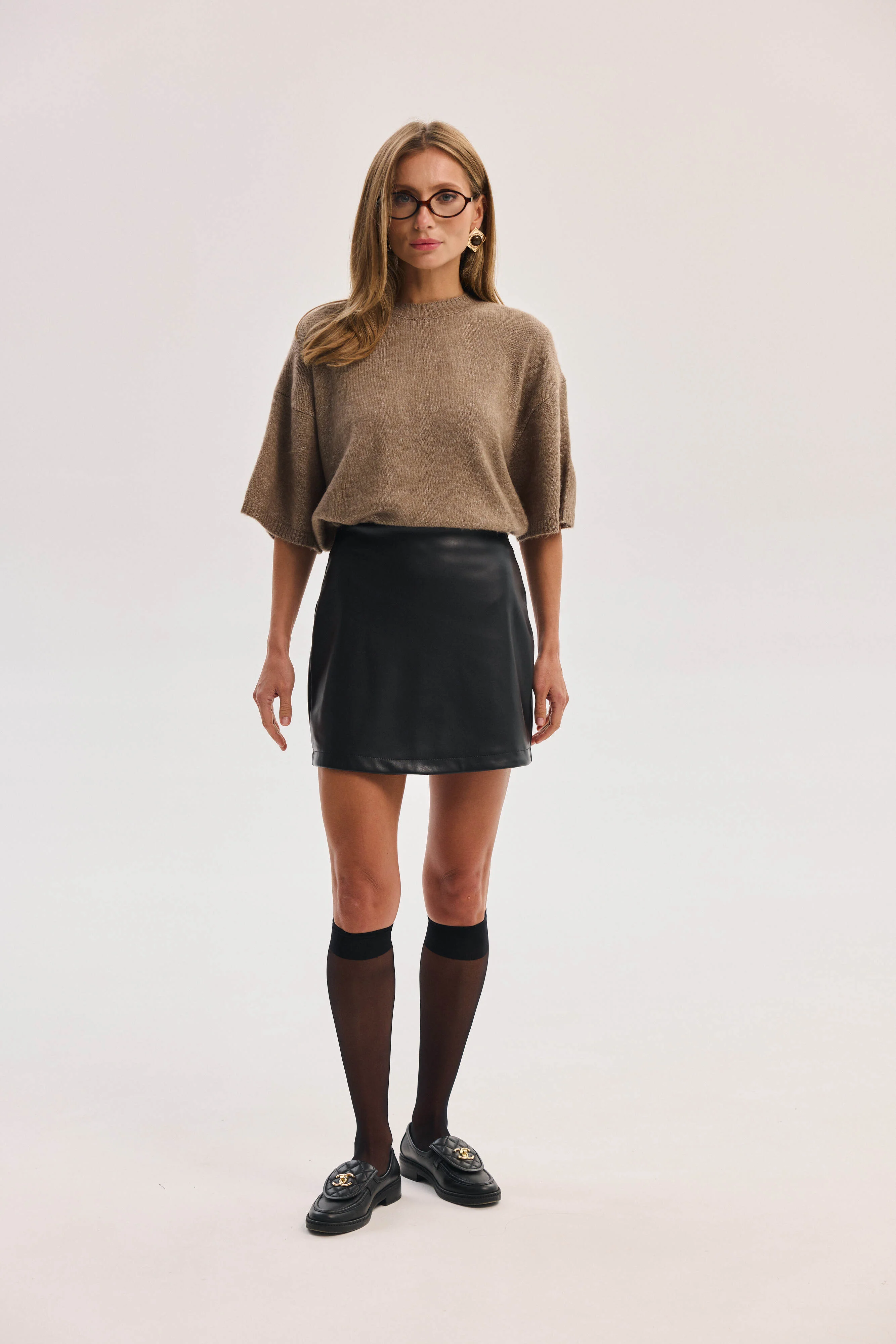 Disney Leather Mini Skirt - Image 4