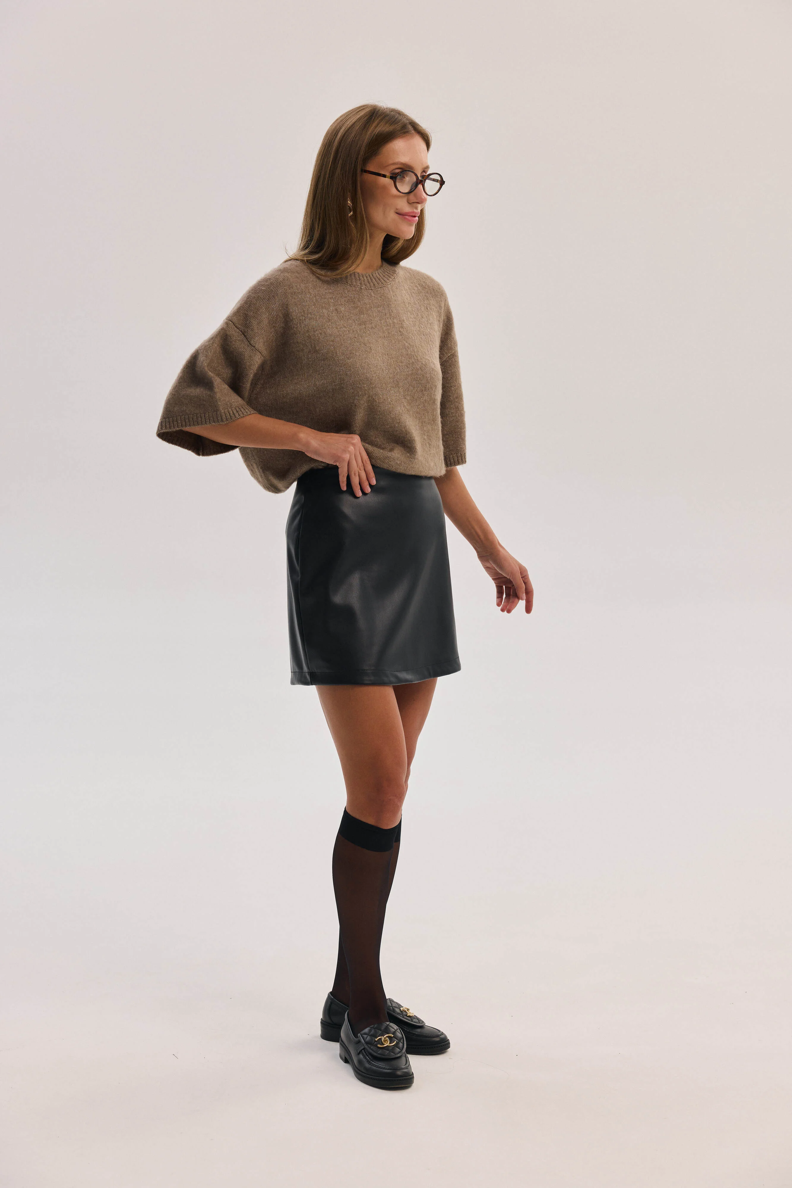 Disney Leather Mini Skirt - Image 5