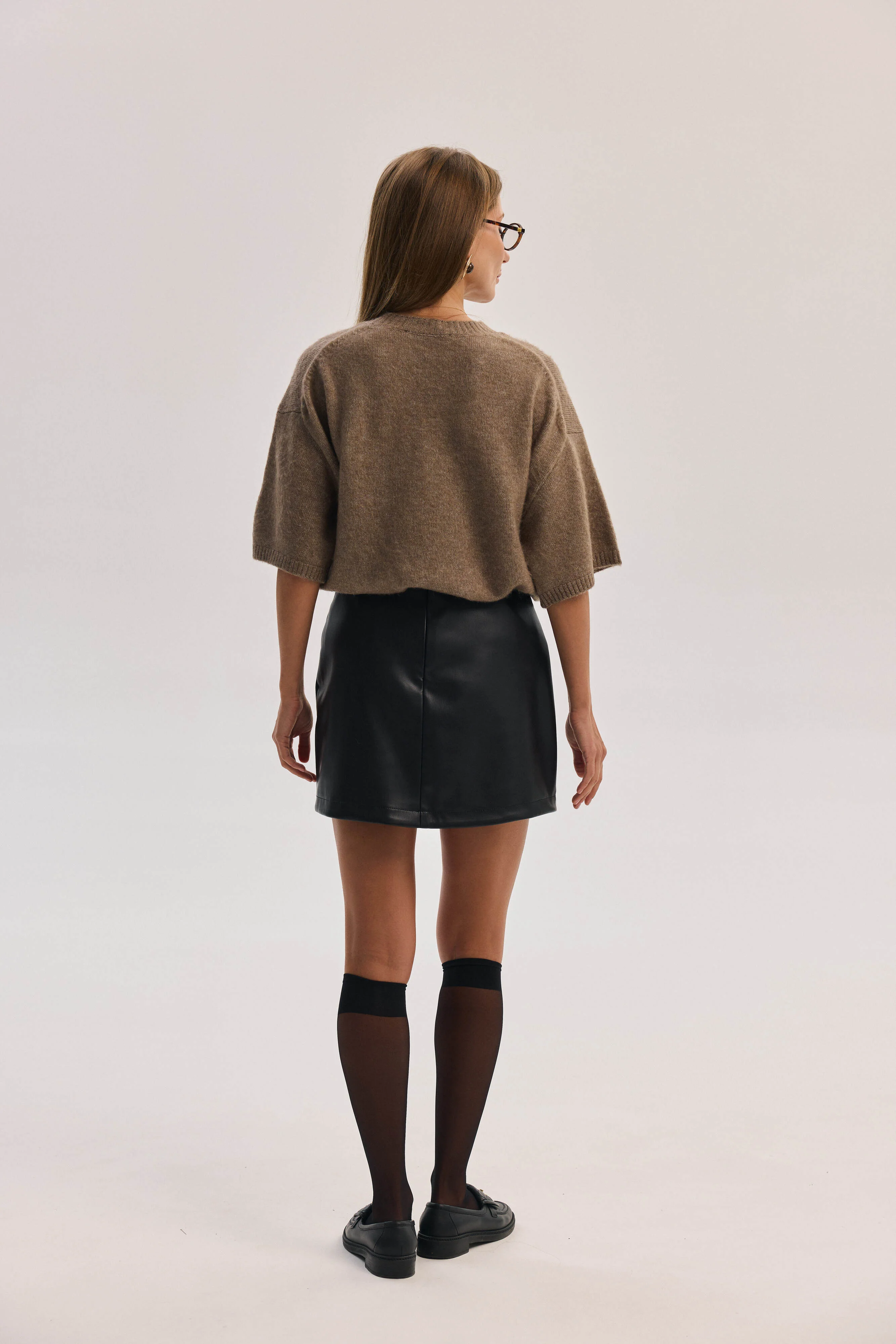 Disney Leather Mini Skirt - Image 6