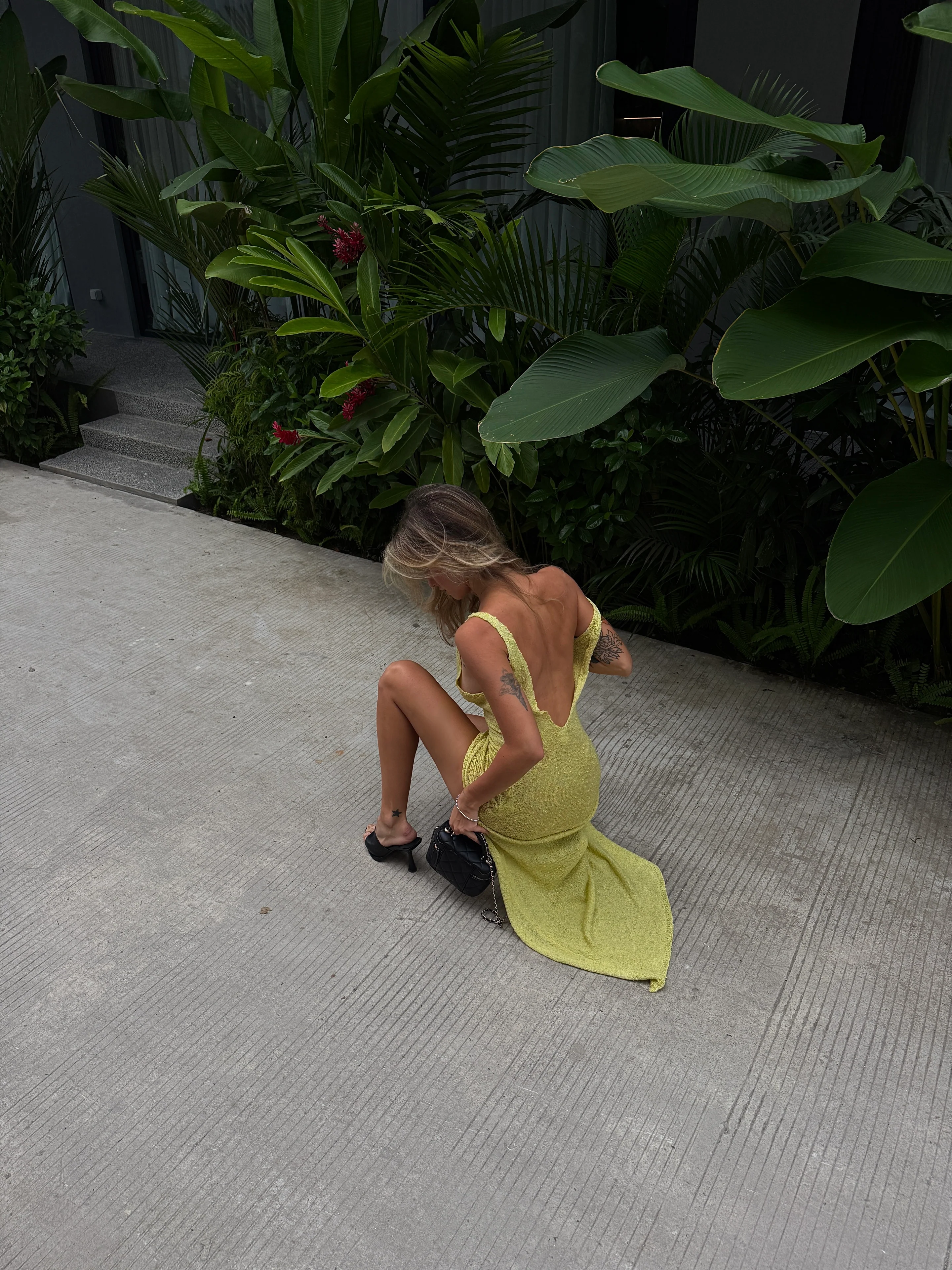 Dress with Slit Linda - Image 3