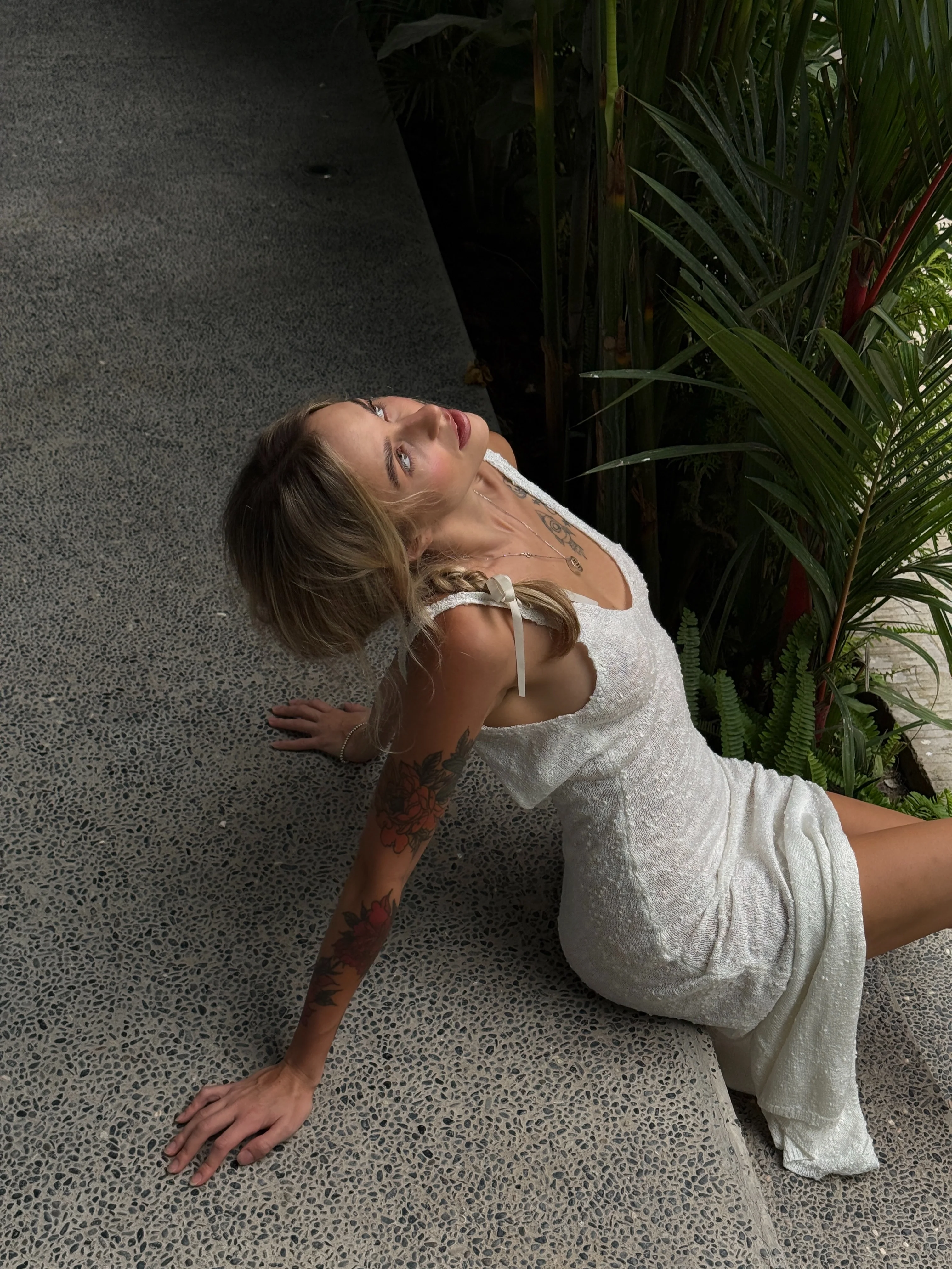 Dress with Slit Linda - Image 8