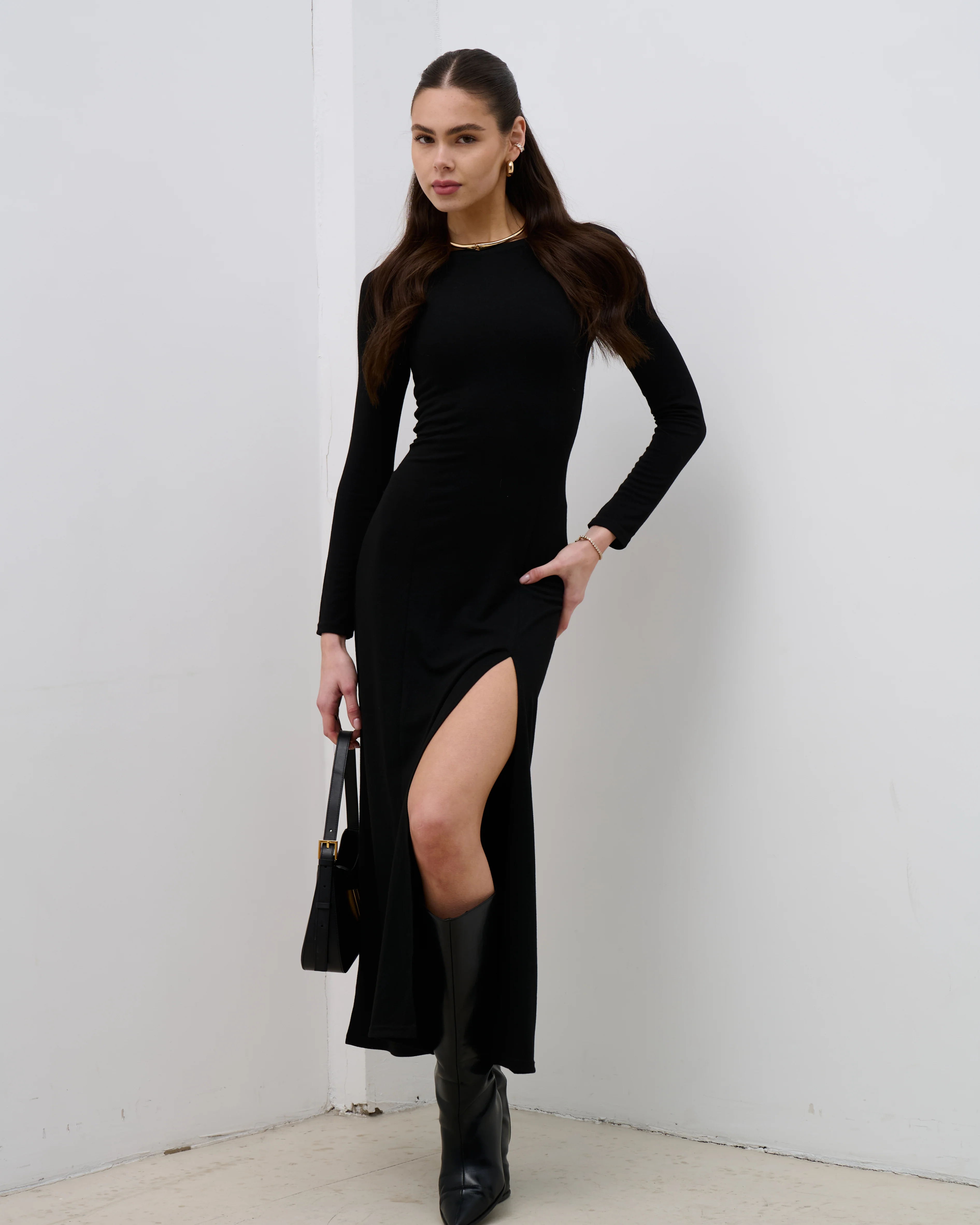 Eileen Dress with Slit - Image 2