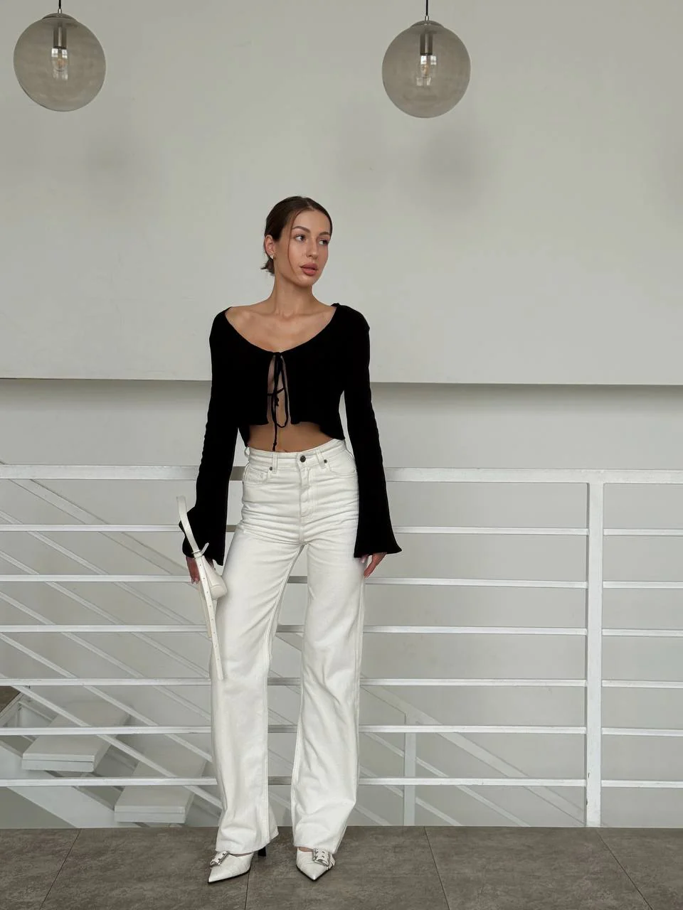 Eliza Tie-Front Shirt - Image 5