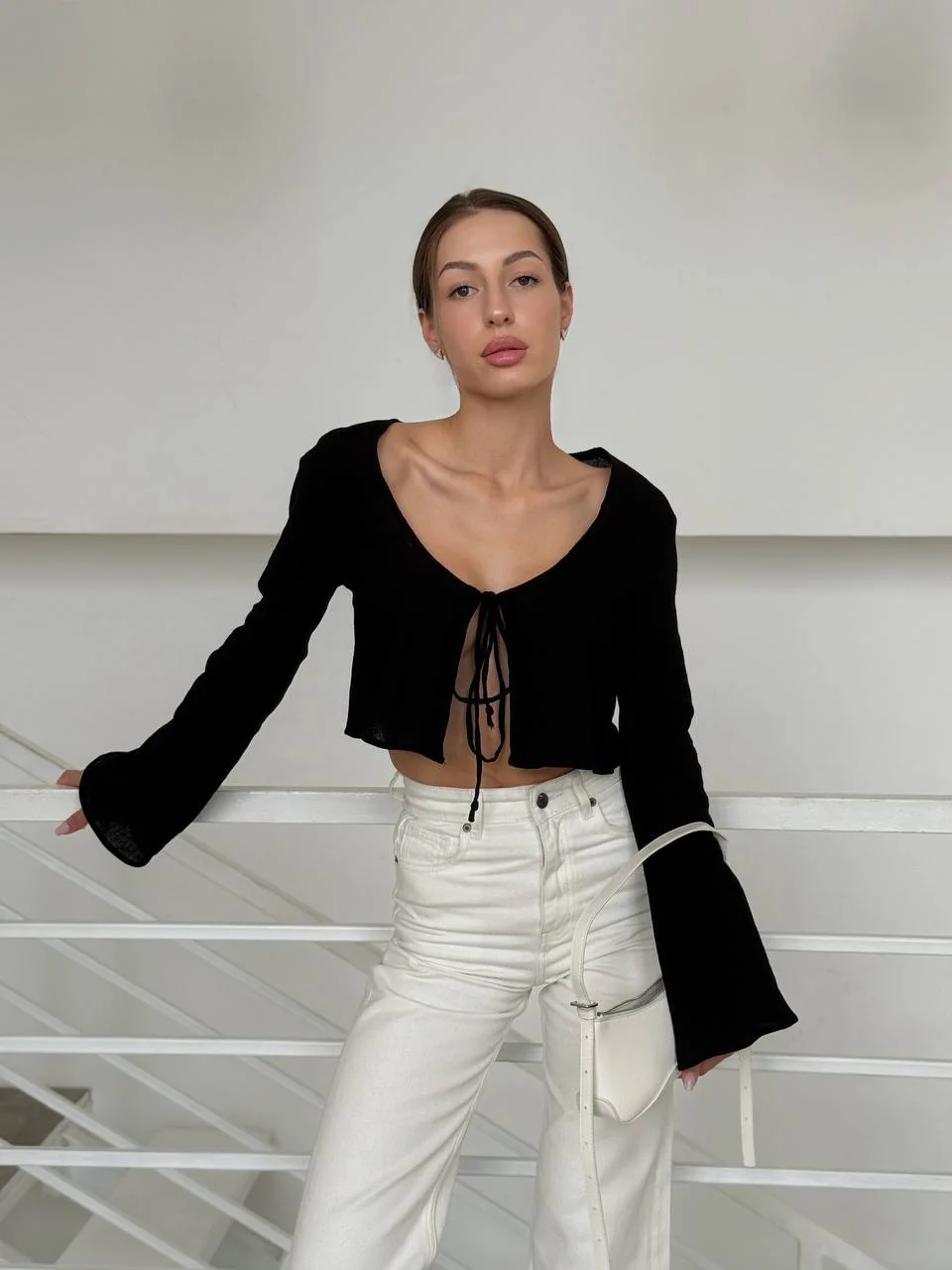 Eliza Tie-Front Shirt - Image 6