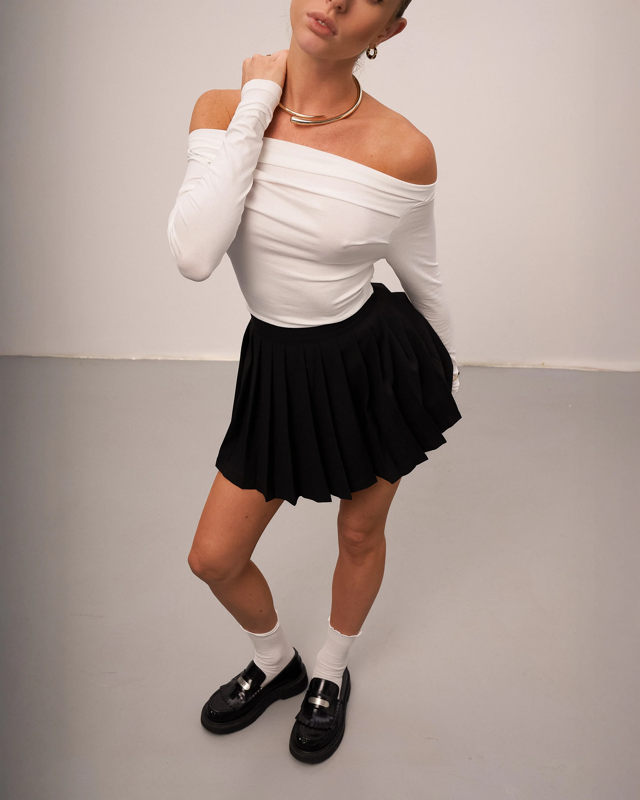 Emily Pleated Skirt - Image 3