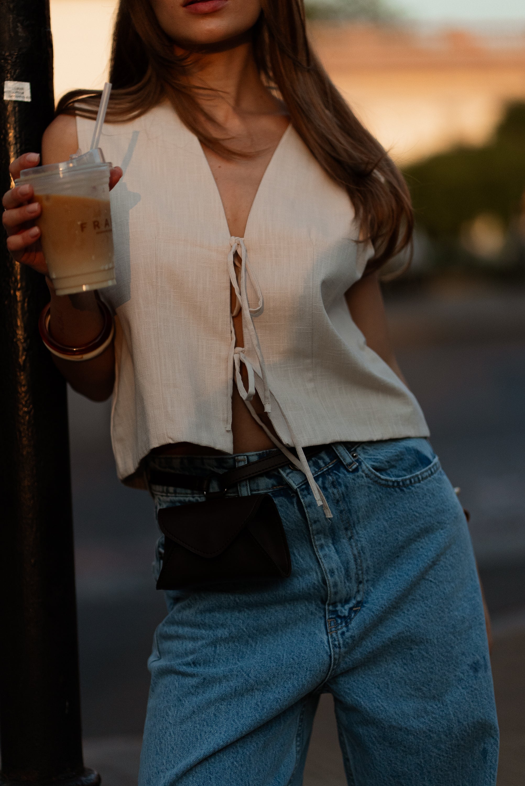 Emma Tie-Up Vest - Image 6