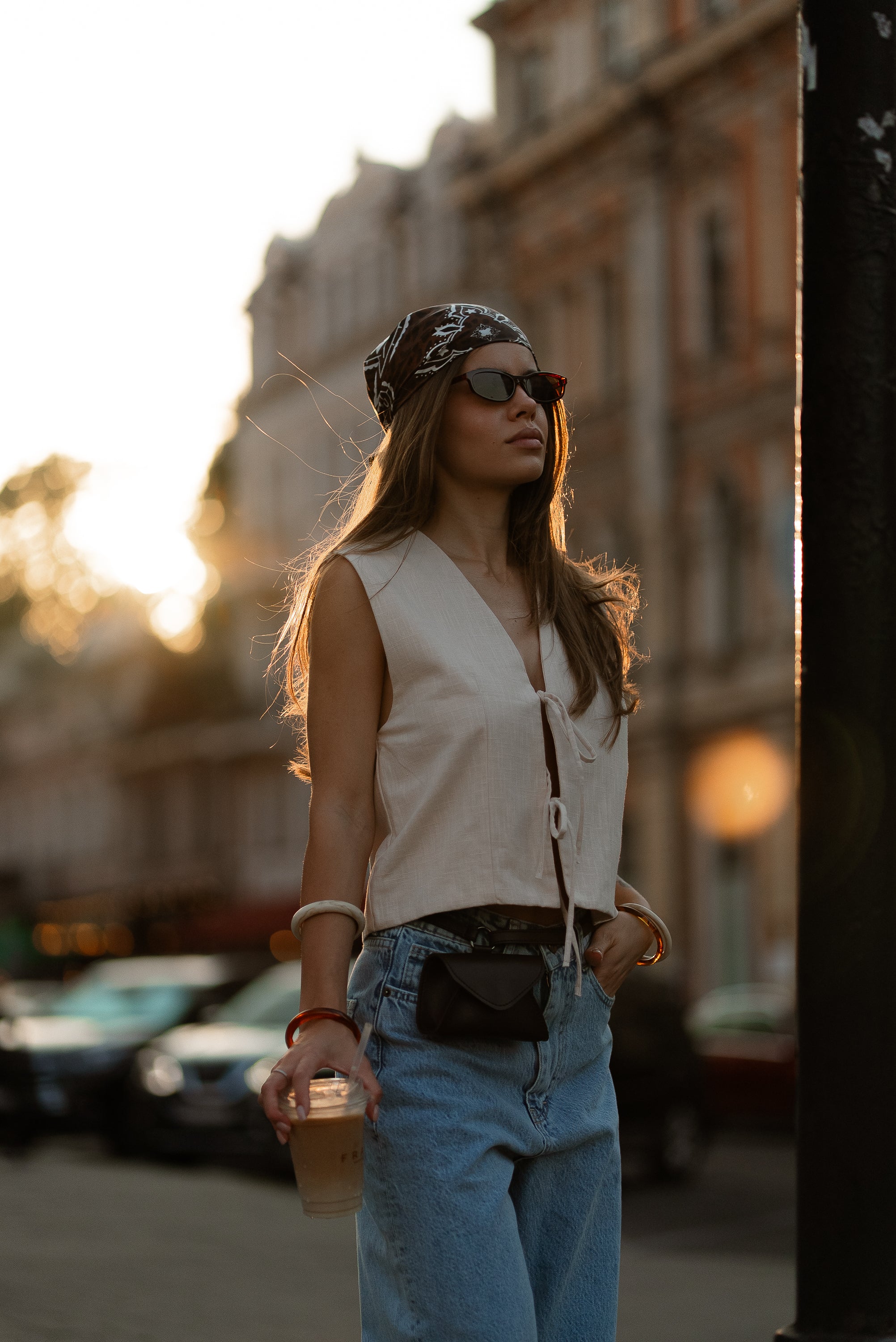 Emma Tie-Up Vest - Image 9