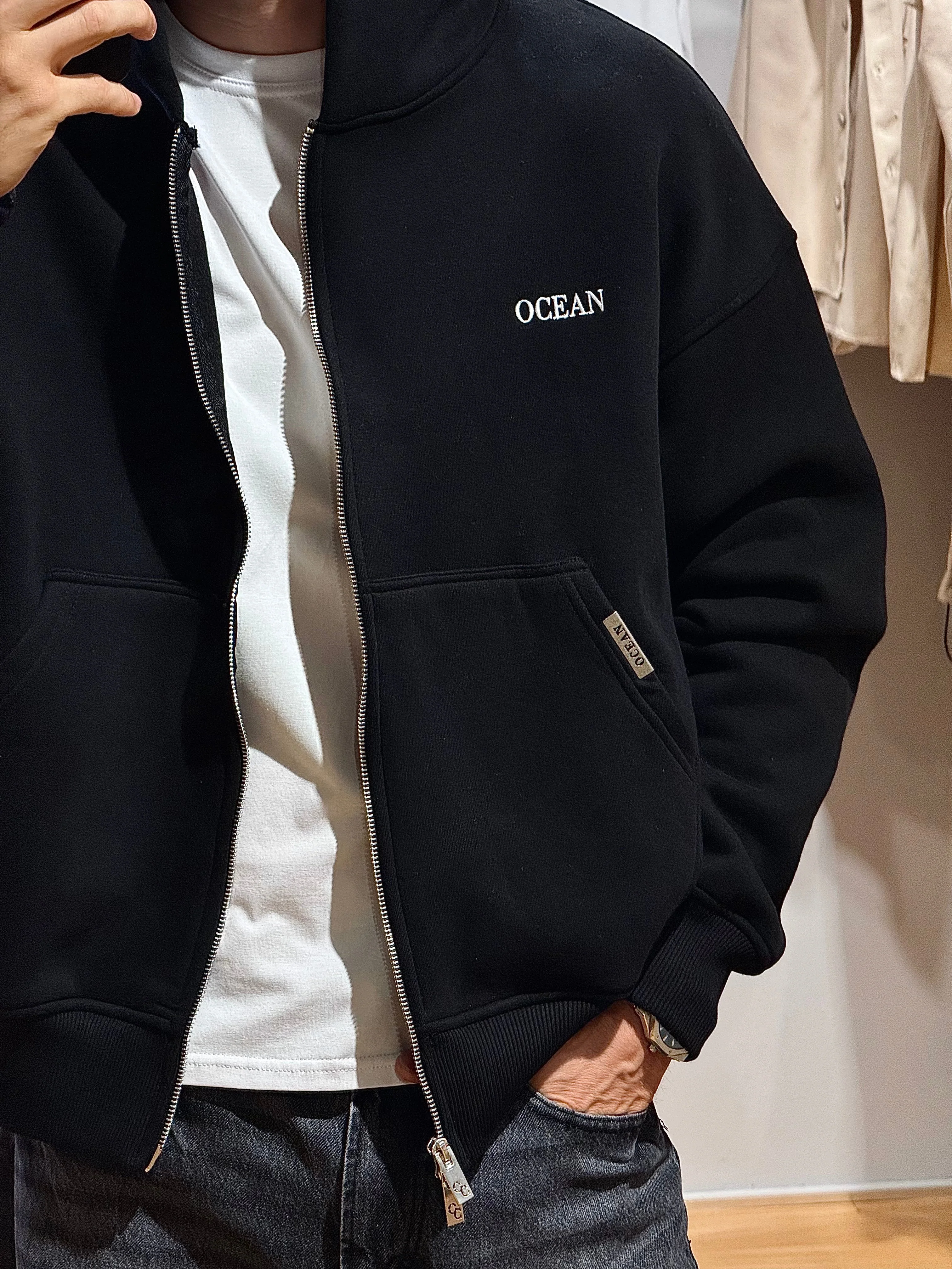 Fleece Zip-Up Hoodie - Image 8