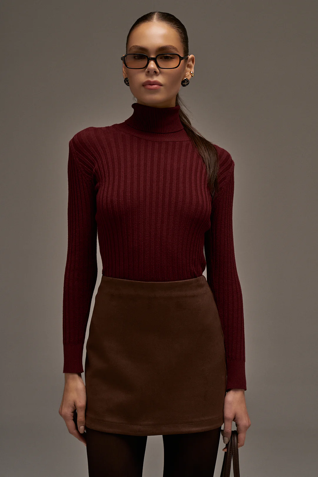 Greta Suede Mini Skirt - Image 3