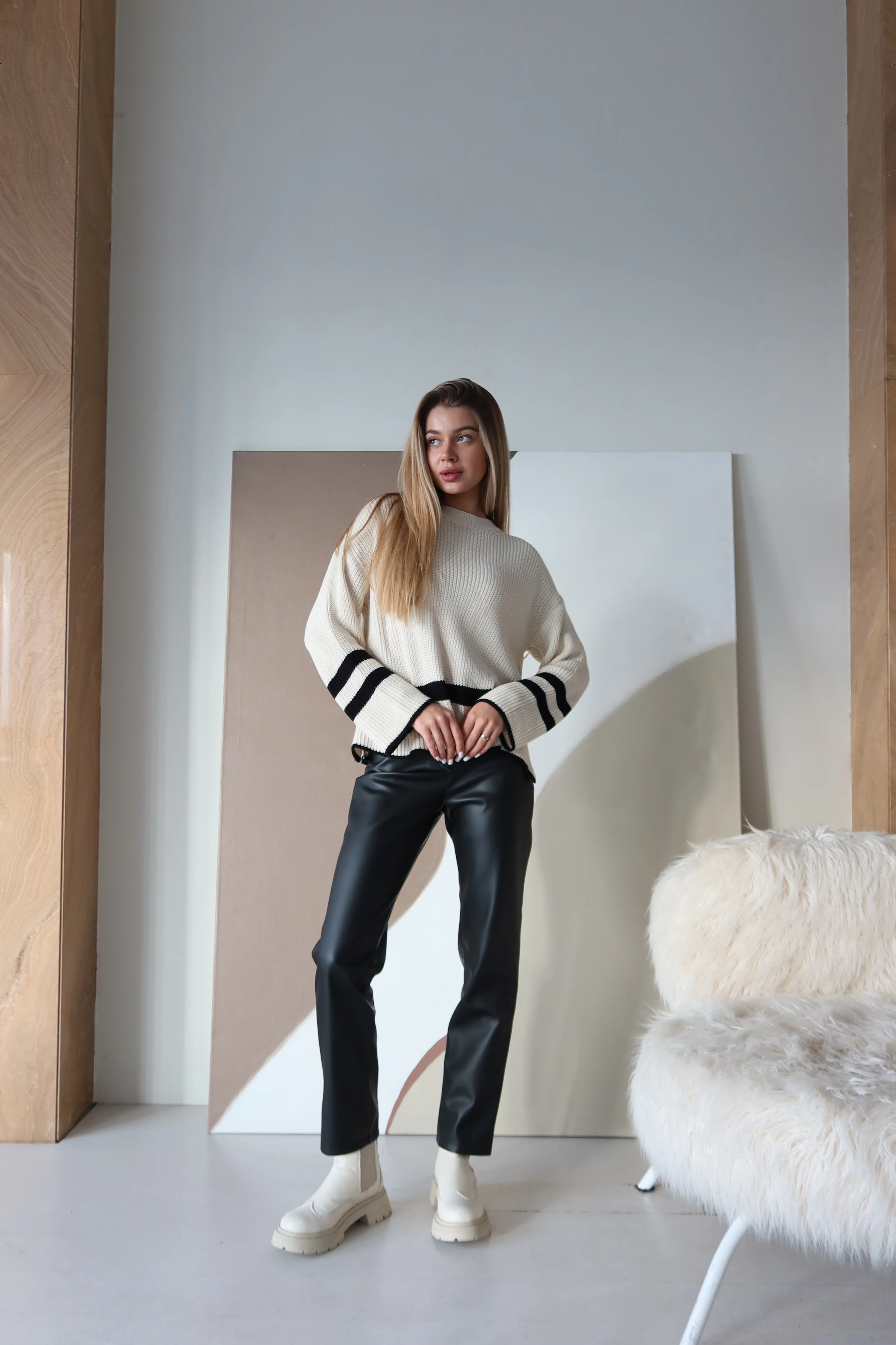 Insulated leather pants - Image 6