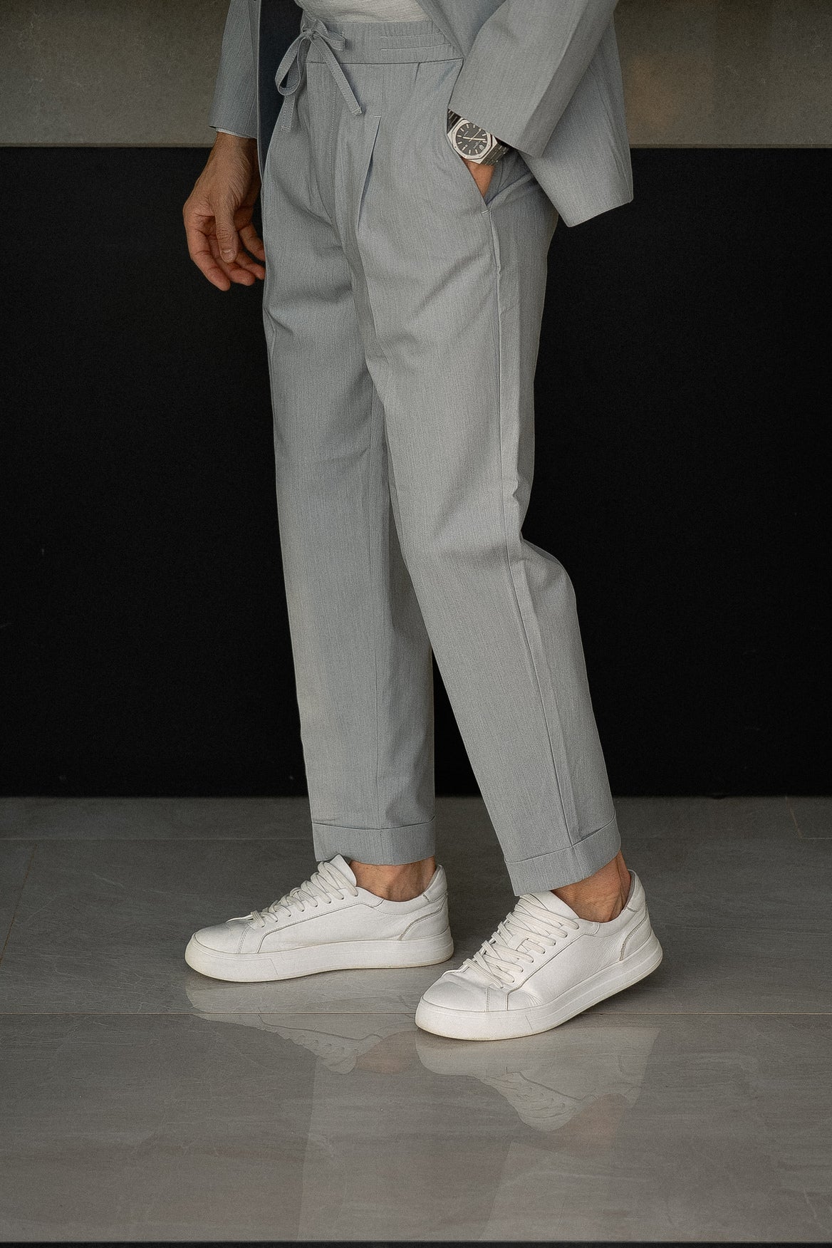 Kevin Trousers with Drawstring - Image 2