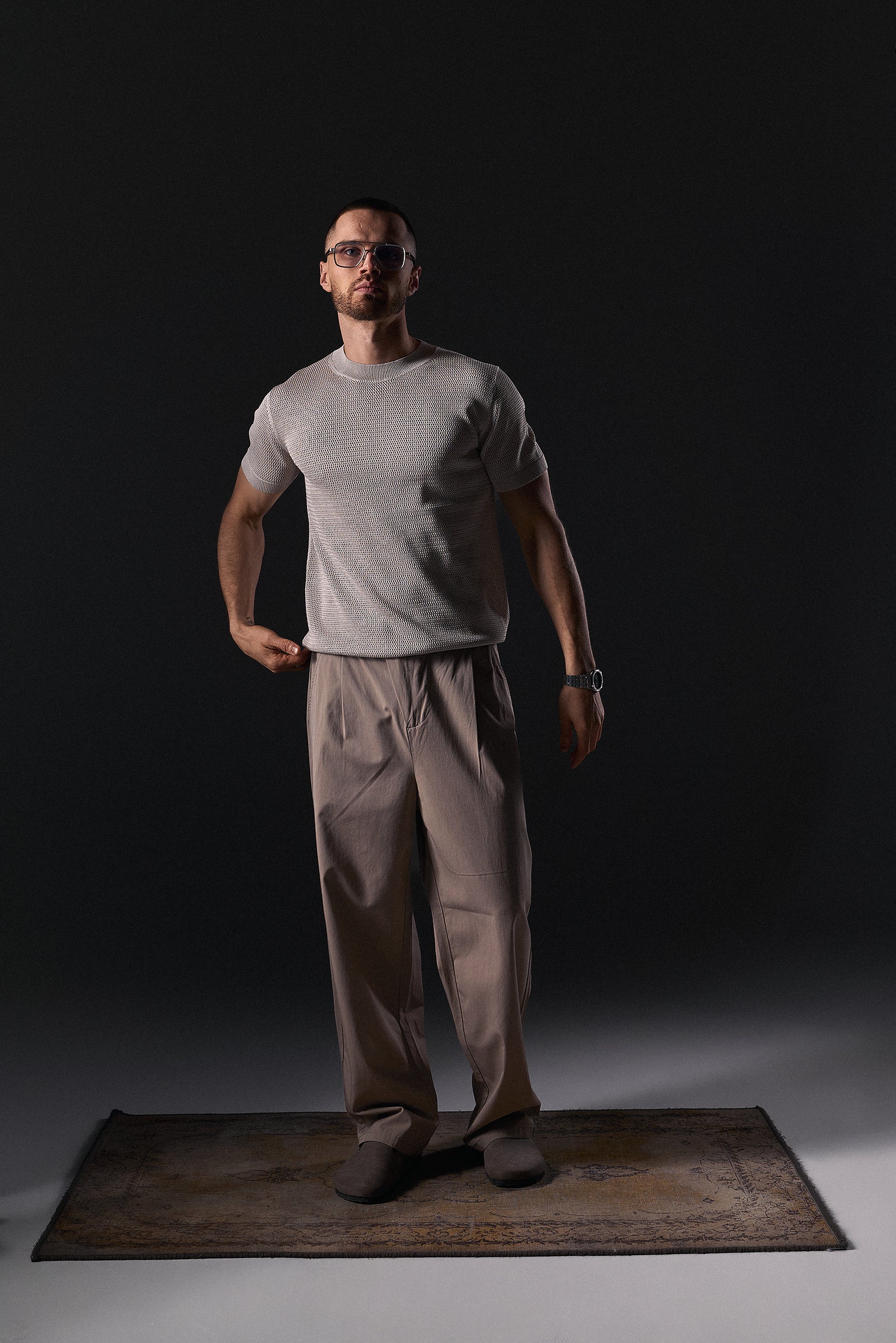 Knitted Mesh T-Shirt - Image 3