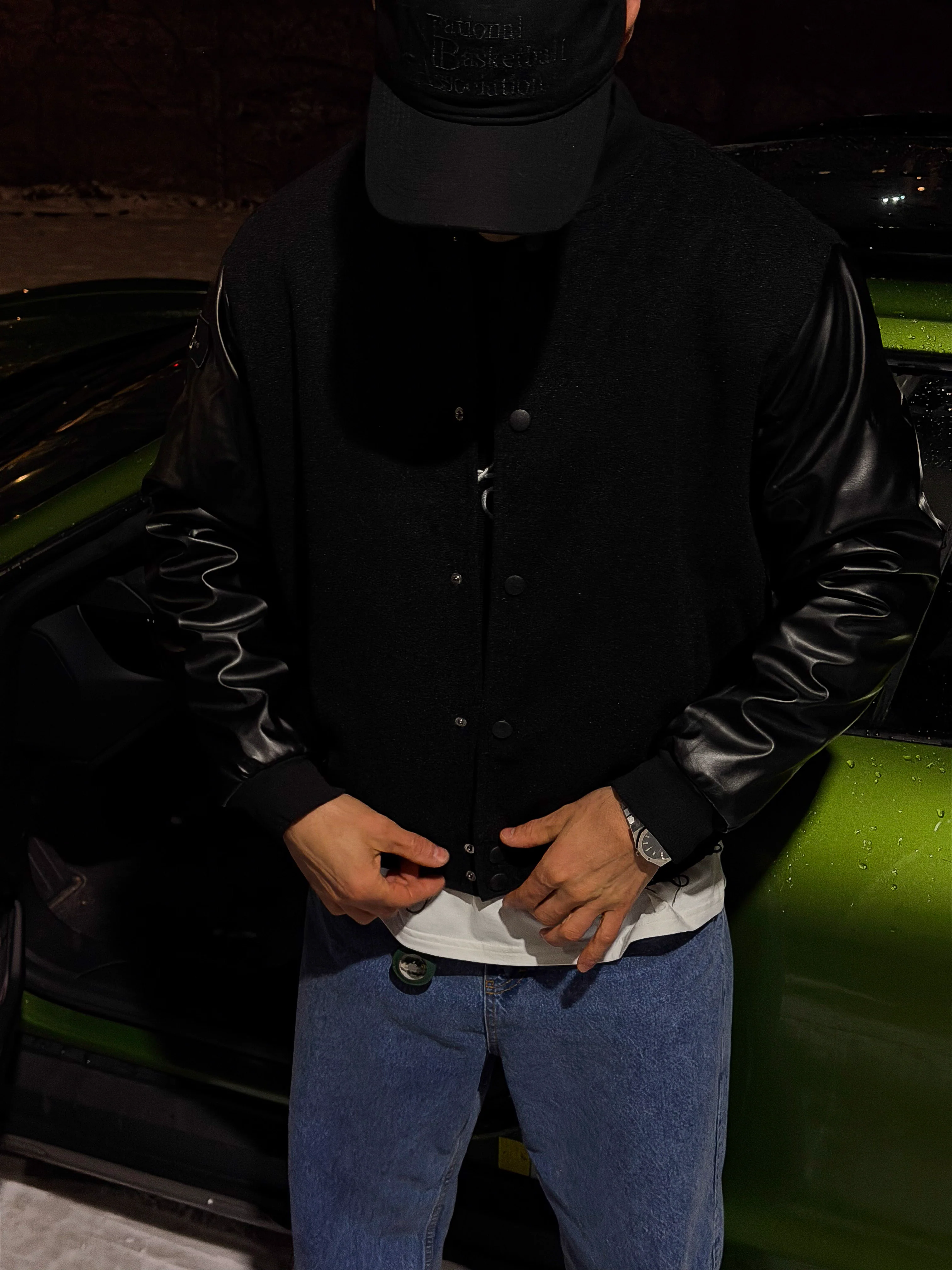 Leather bomber - Image 4