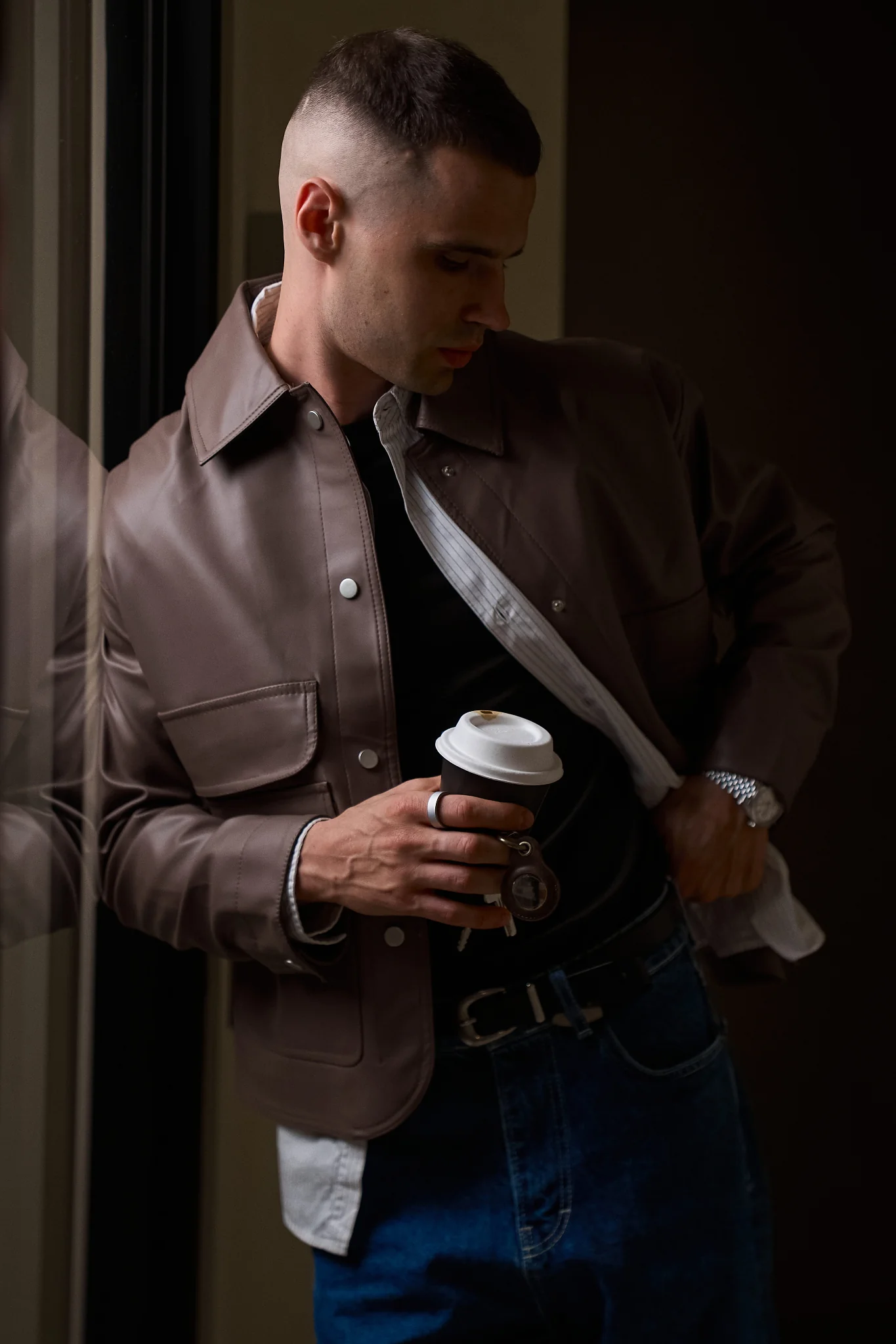 Leather jacket Dzym - Image 5