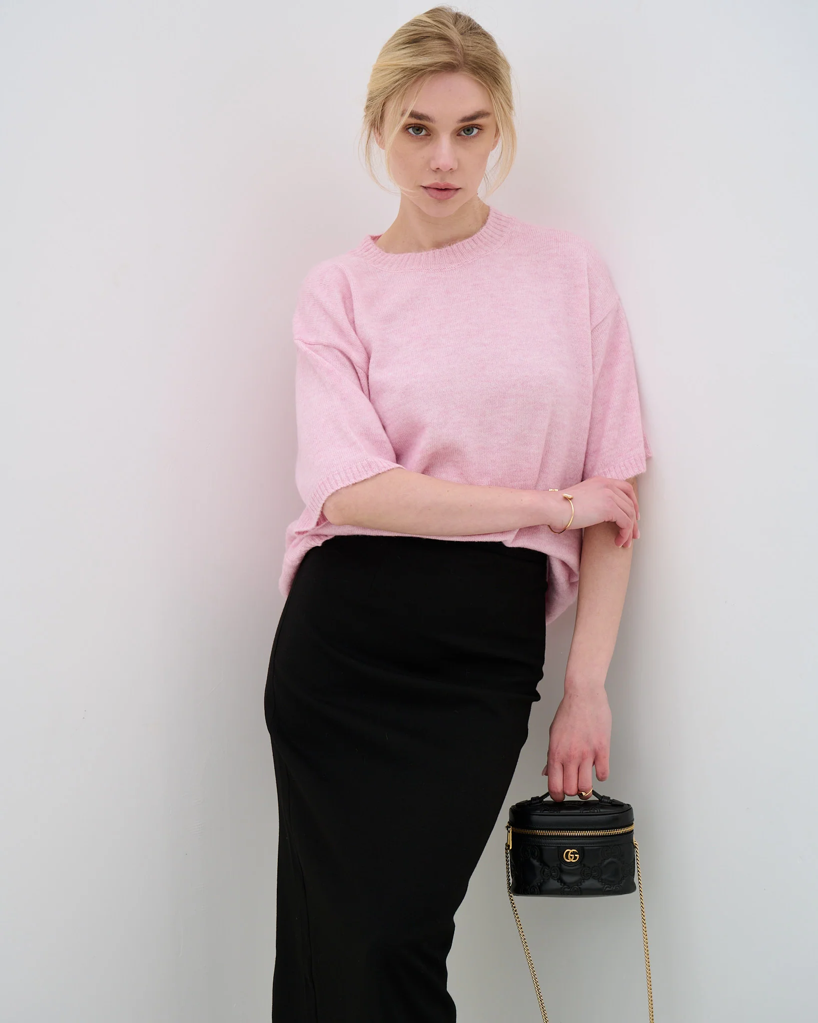 Lit Oversized Knit T-Shirt - Image 5