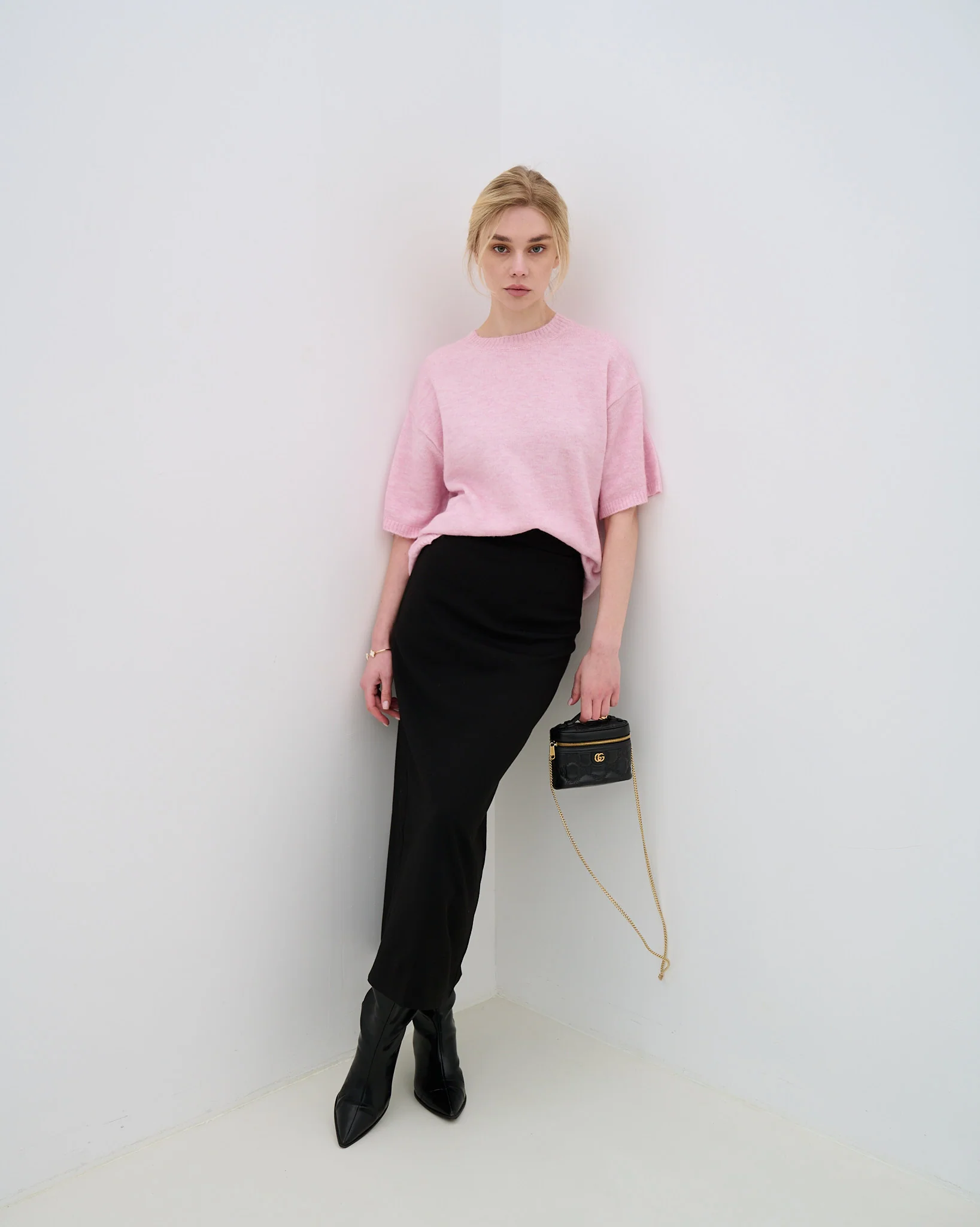 Lit Oversized Knit T-Shirt - Image 6