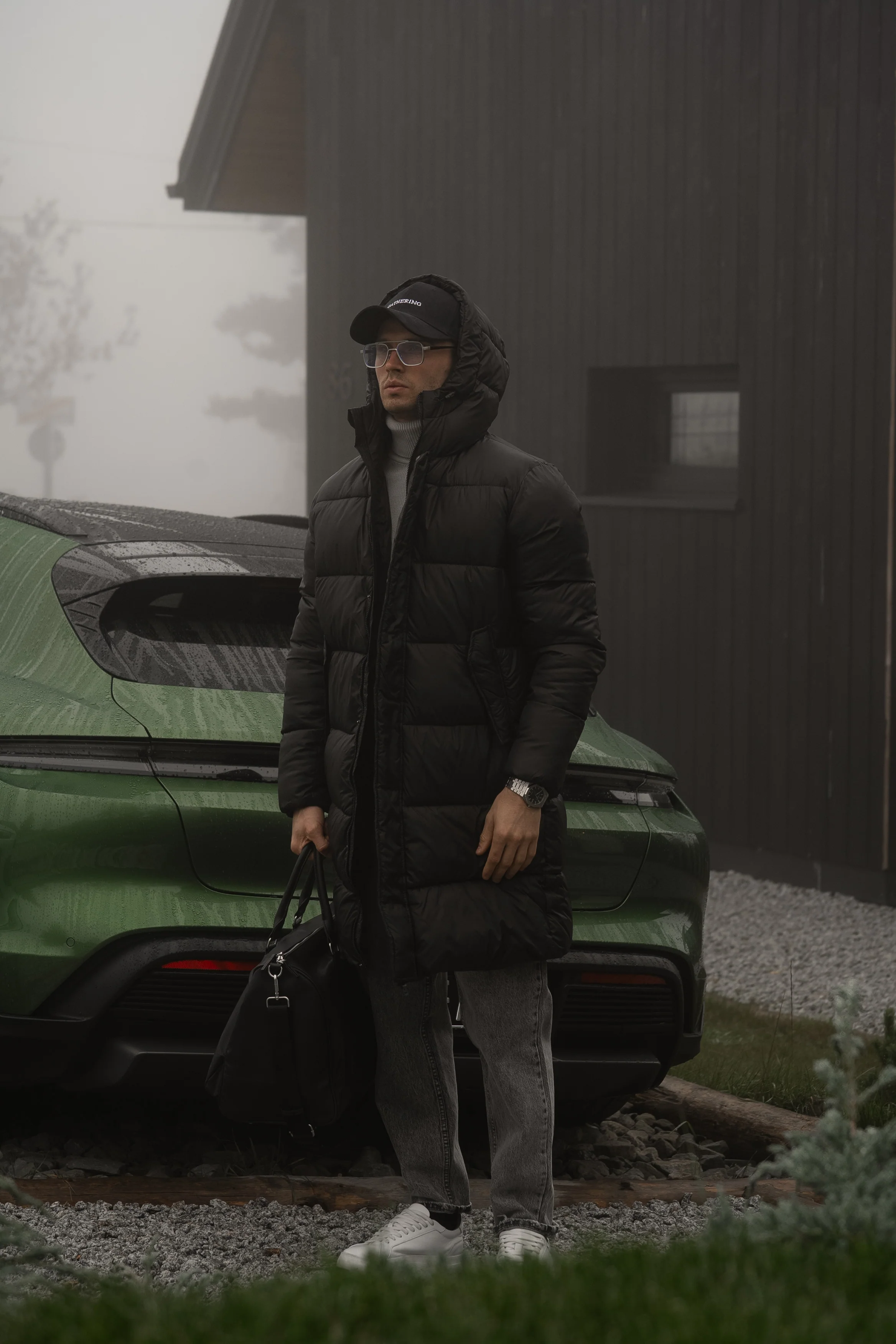 Long puffer jacket