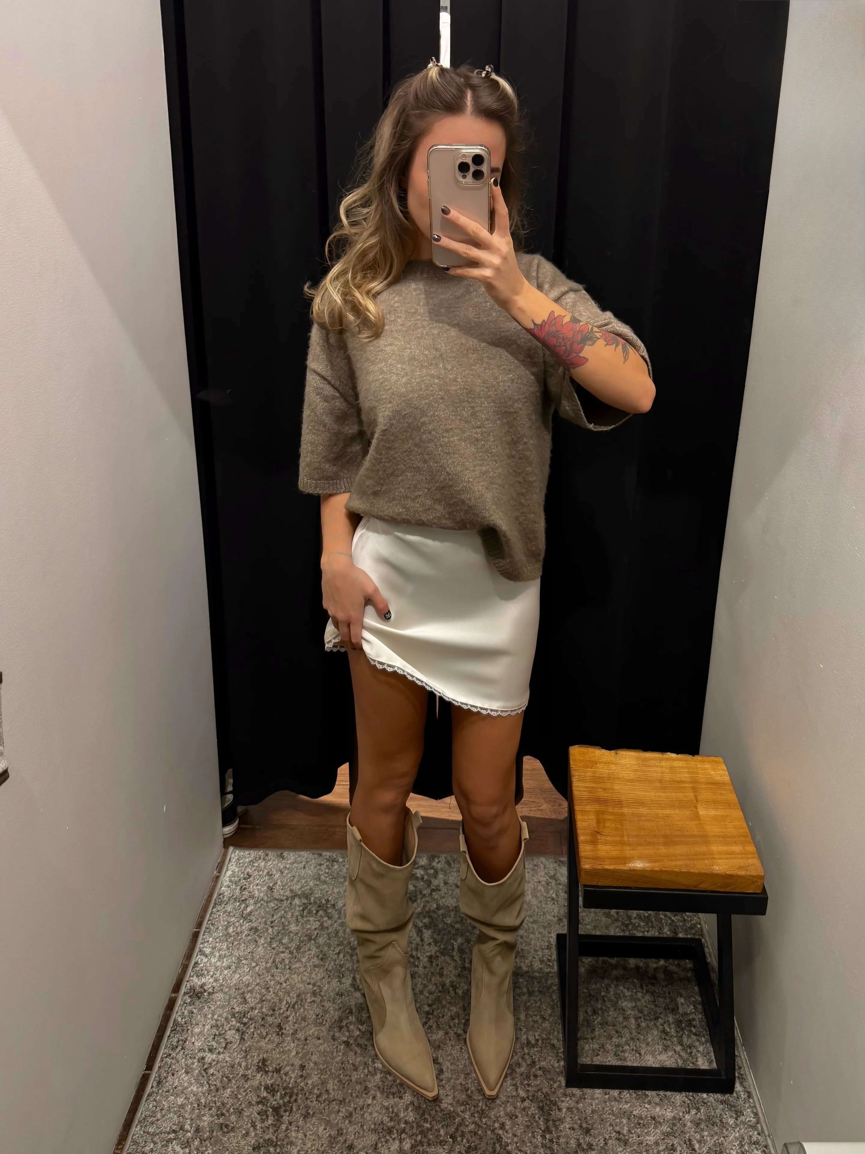 Marley Silk Skirt - Image 2