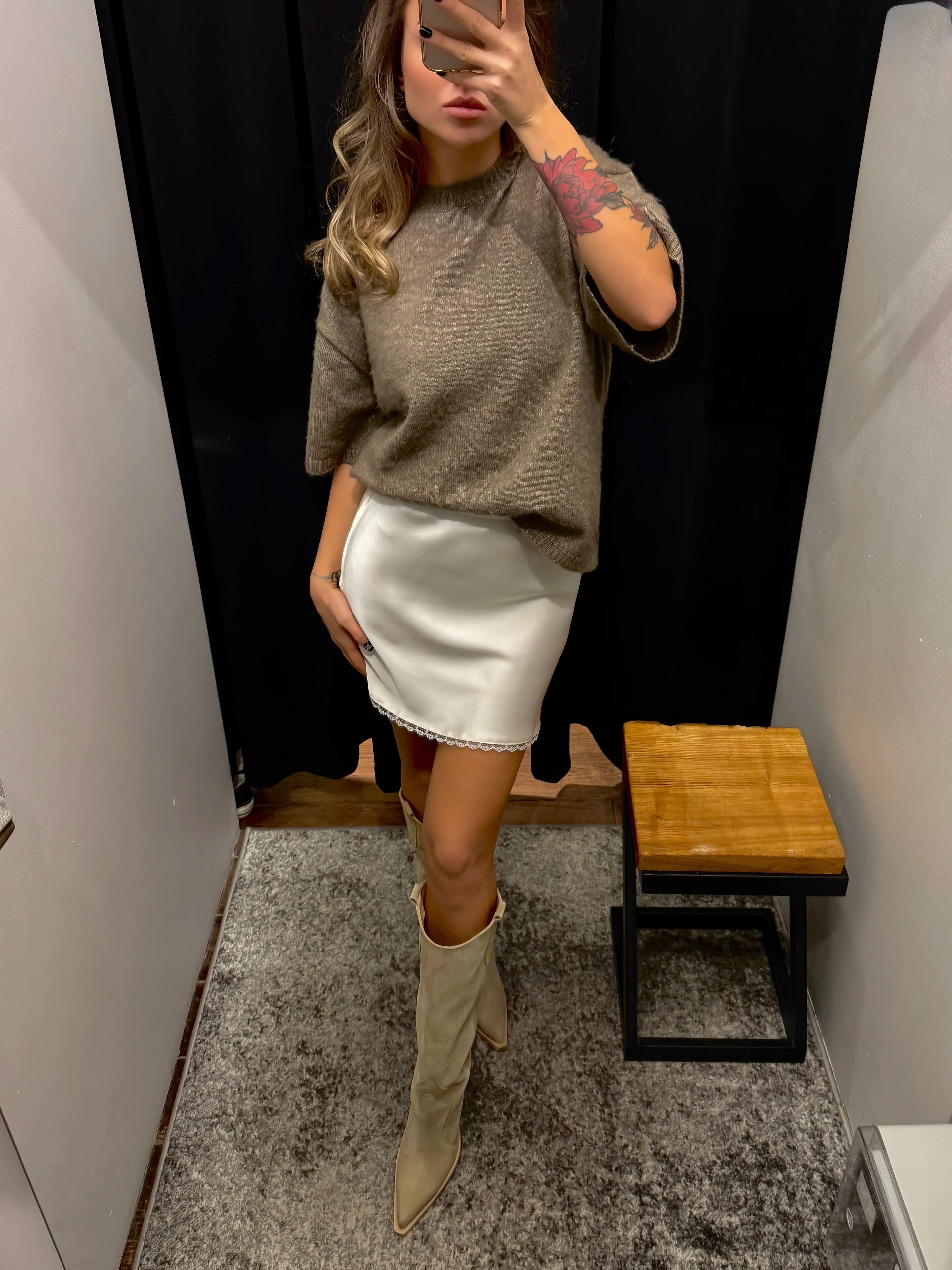 Marley Silk Skirt - Image 3
