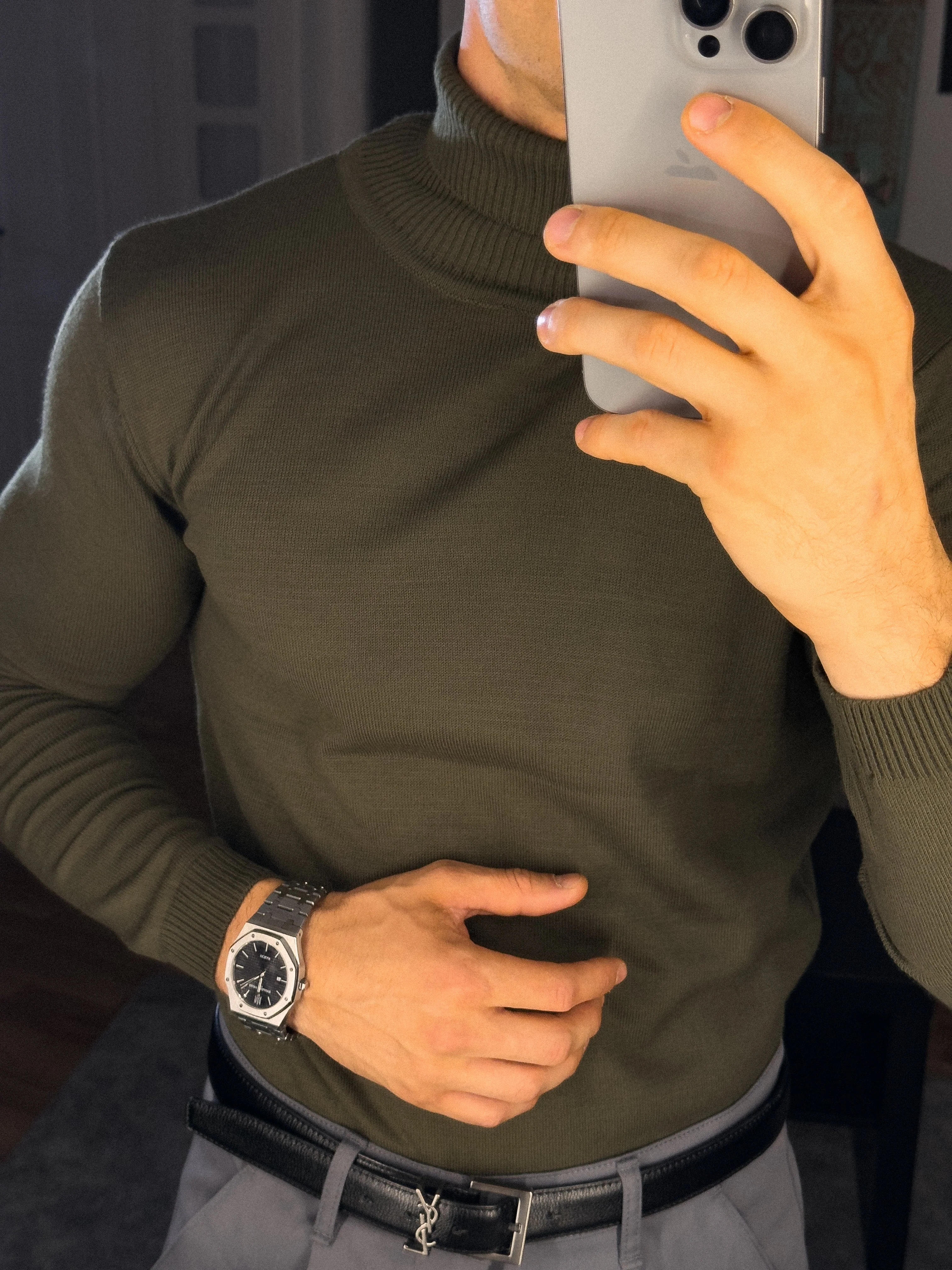 Mason High Collar Jumper - Image 13