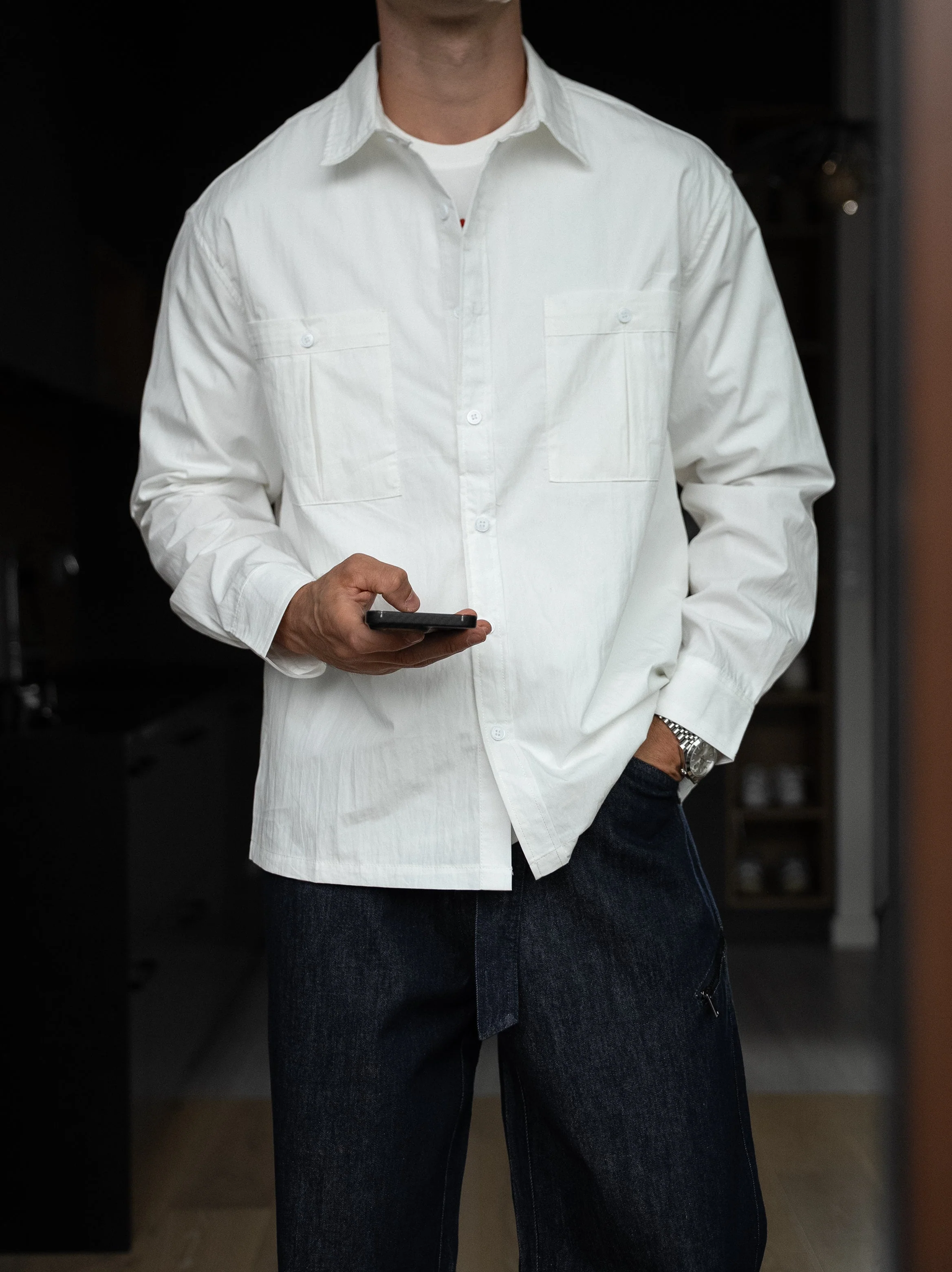 Oversized Buton Shirt