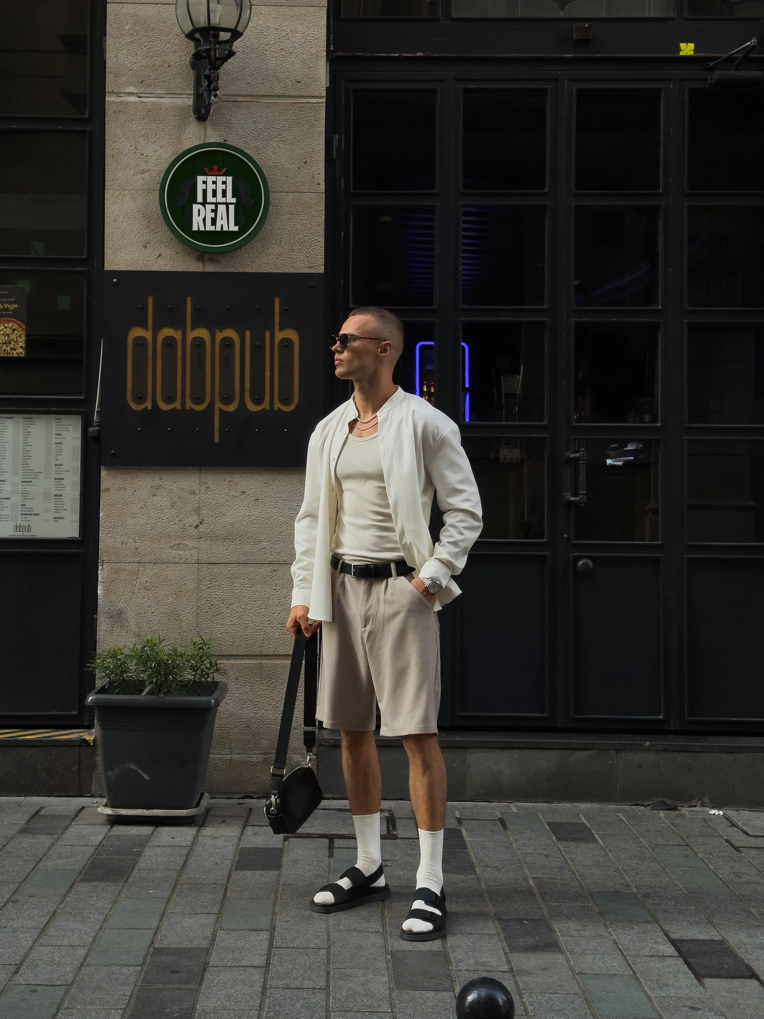 Oversized stand-up collar shirt - Image 6