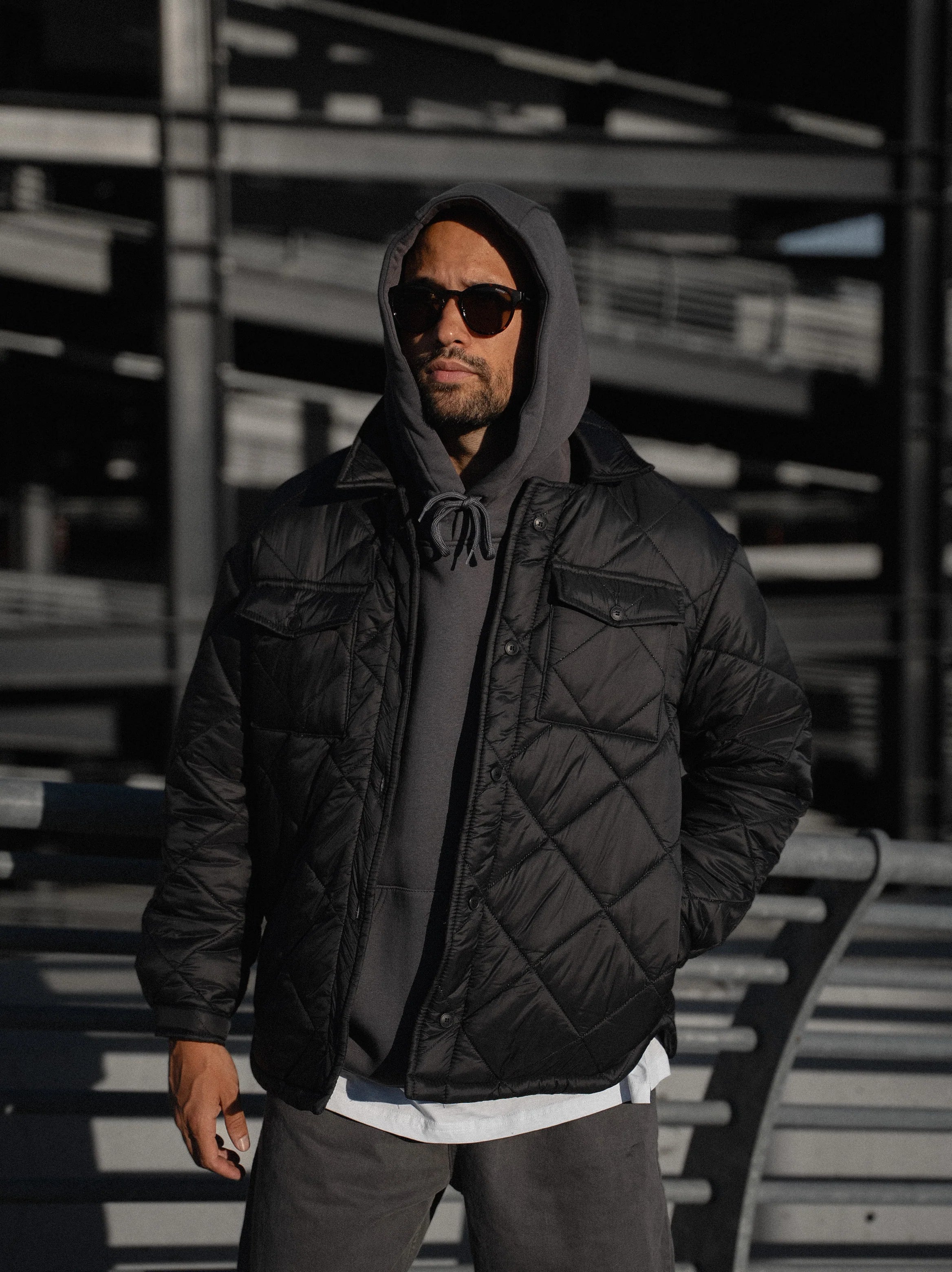 Quilted Shirt Jacket
