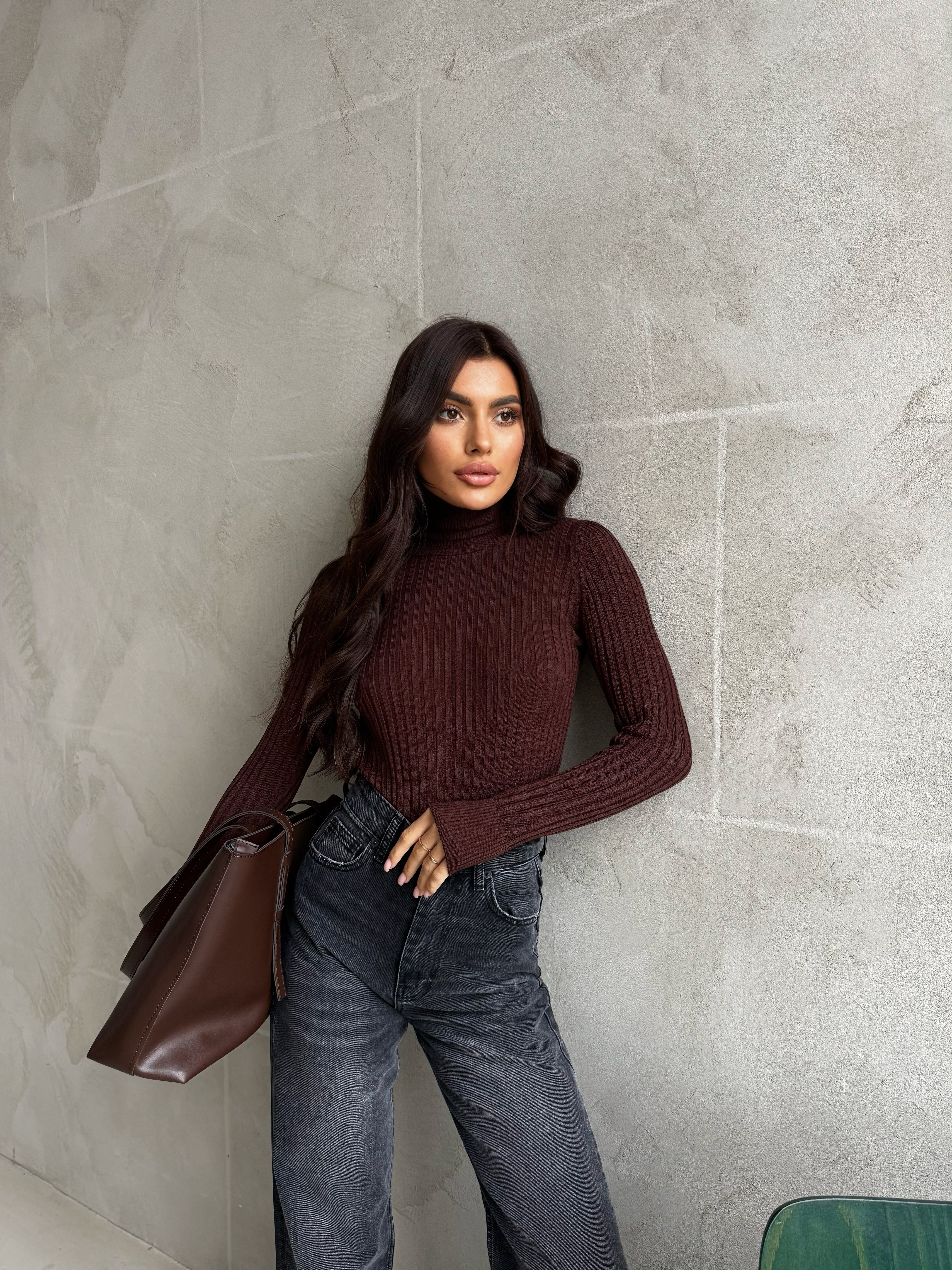 Ribbed knit turtleneck - Image 3
