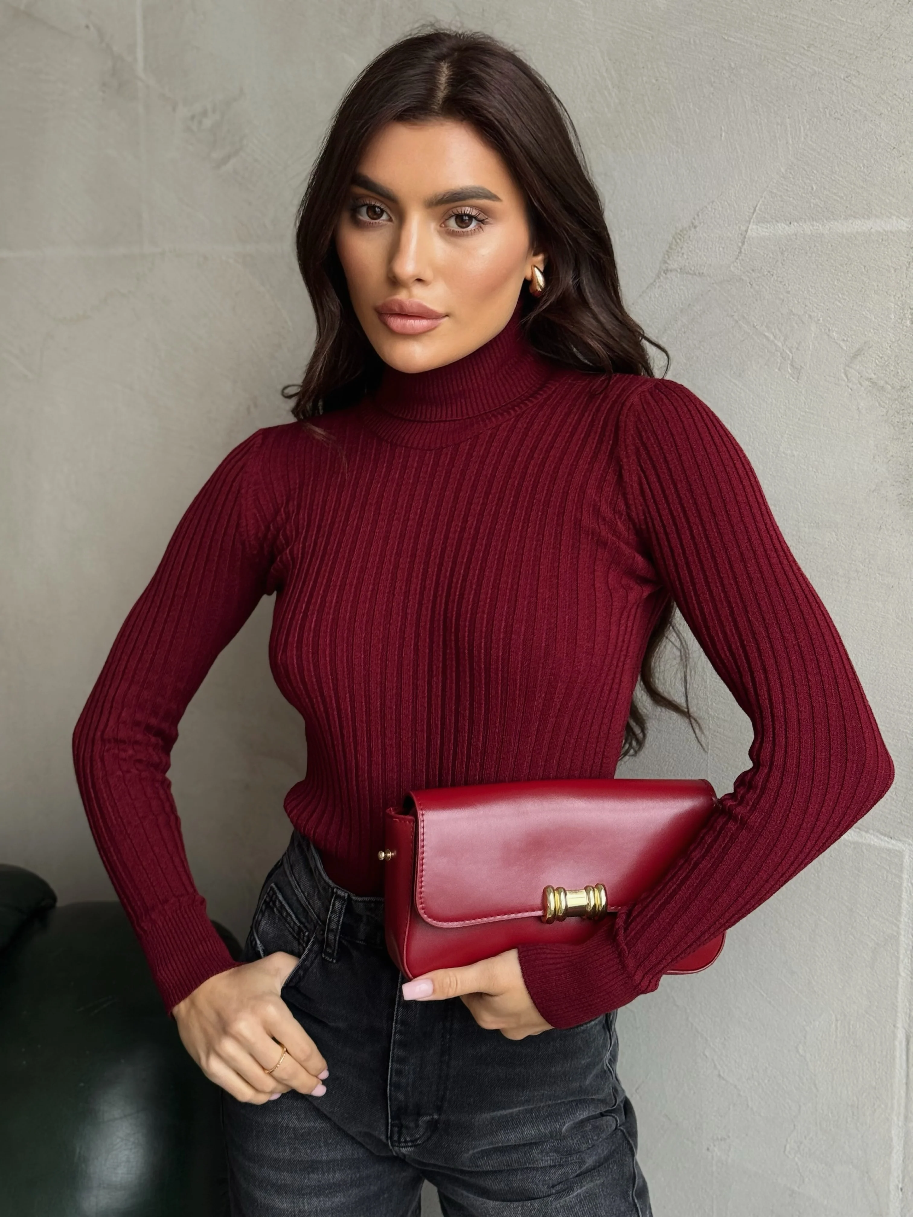 Ribbed knit turtleneck - Image 8