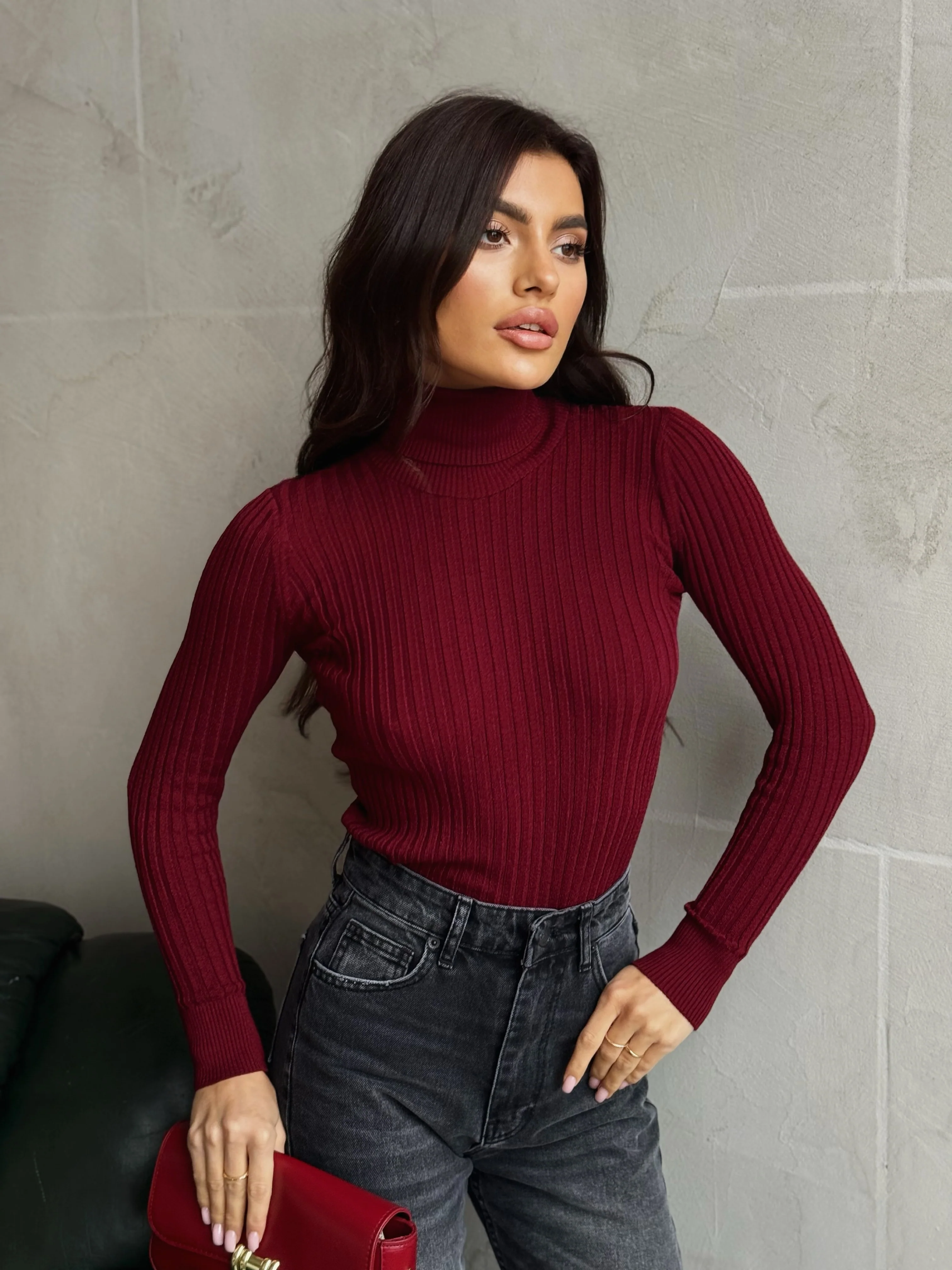 Ribbed knit turtleneck - Image 9